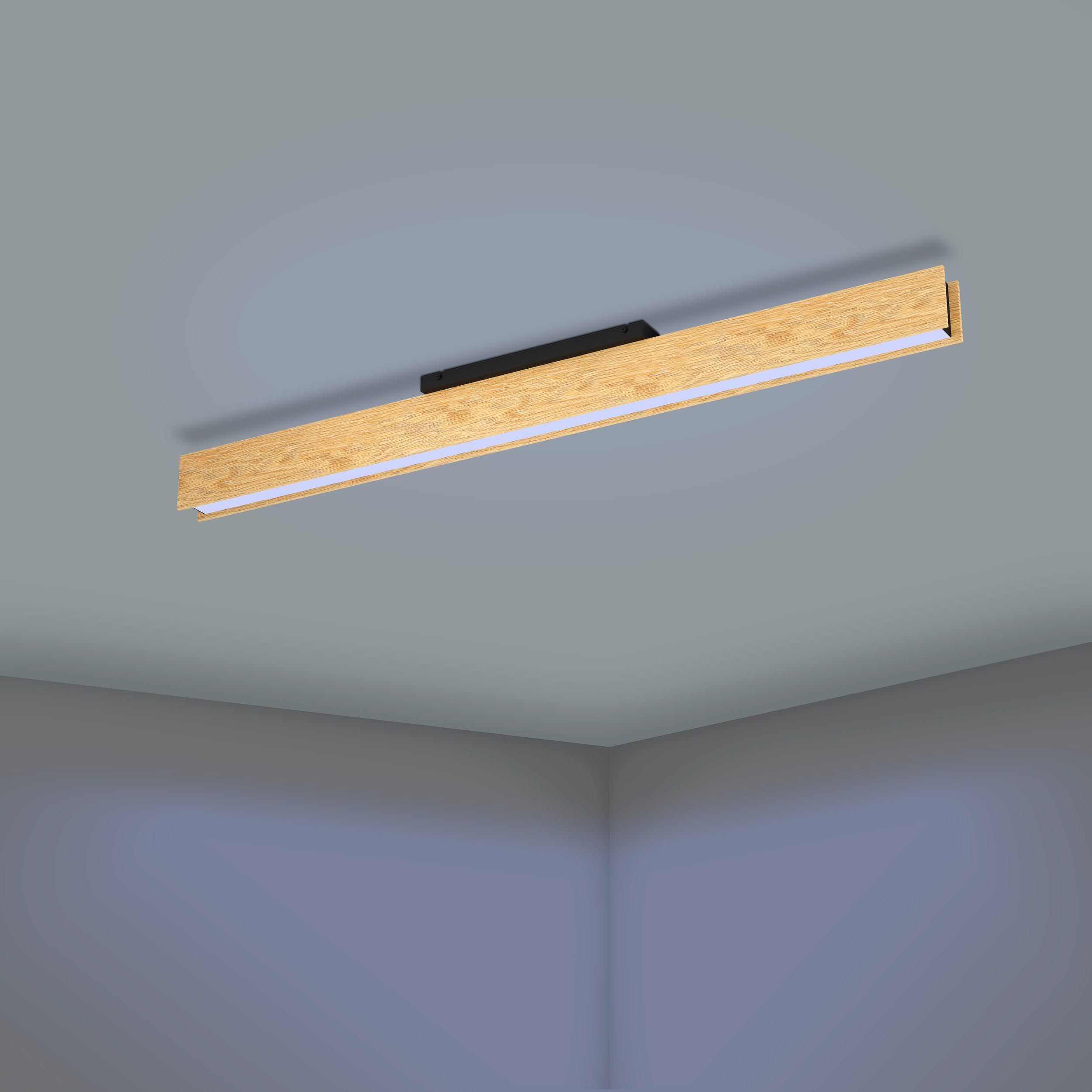 Plafonnier naturel bois ANCHORENA-Z LED INT 1X35W