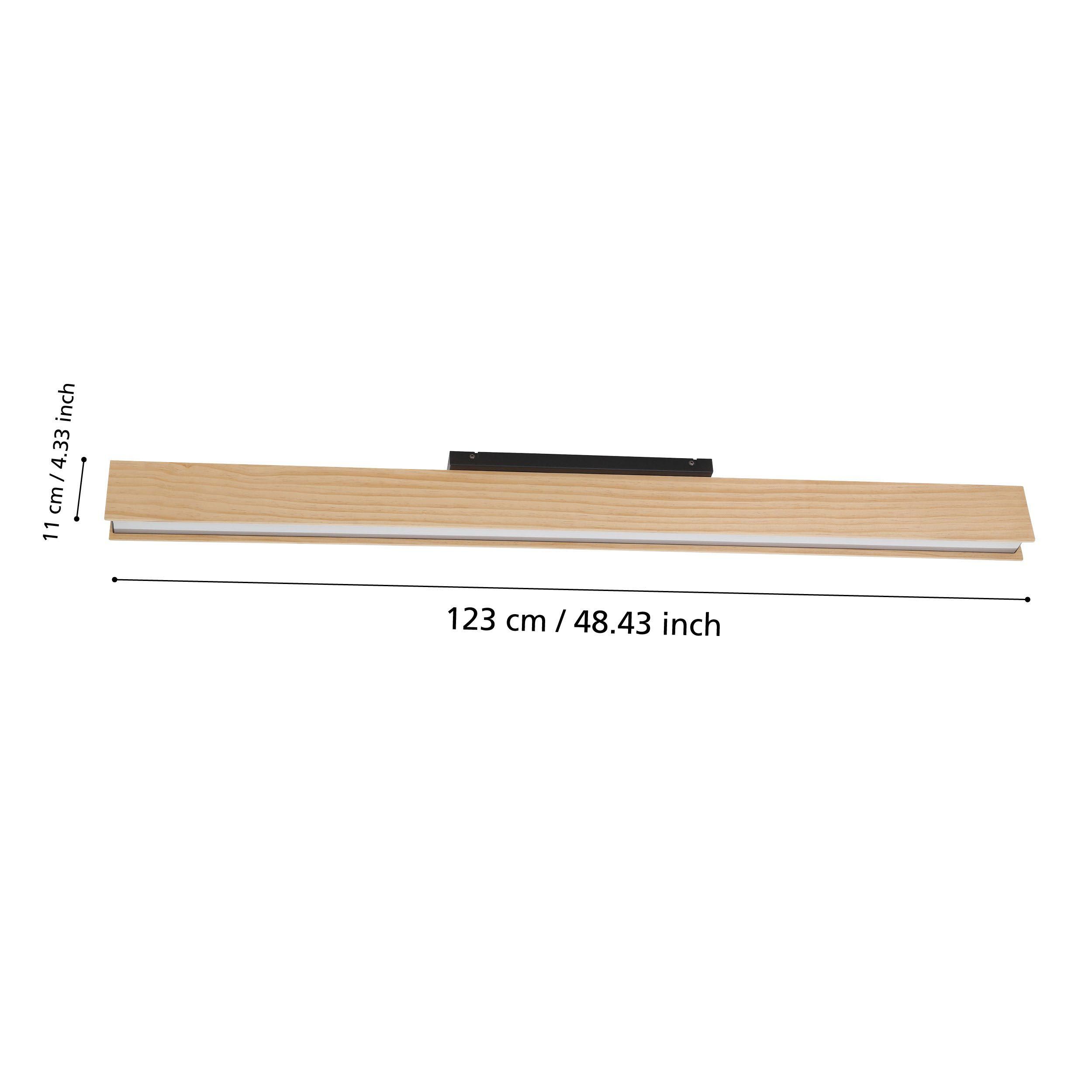 Plafonnier naturel bois ANCHORENA-Z LED INT 1X35W