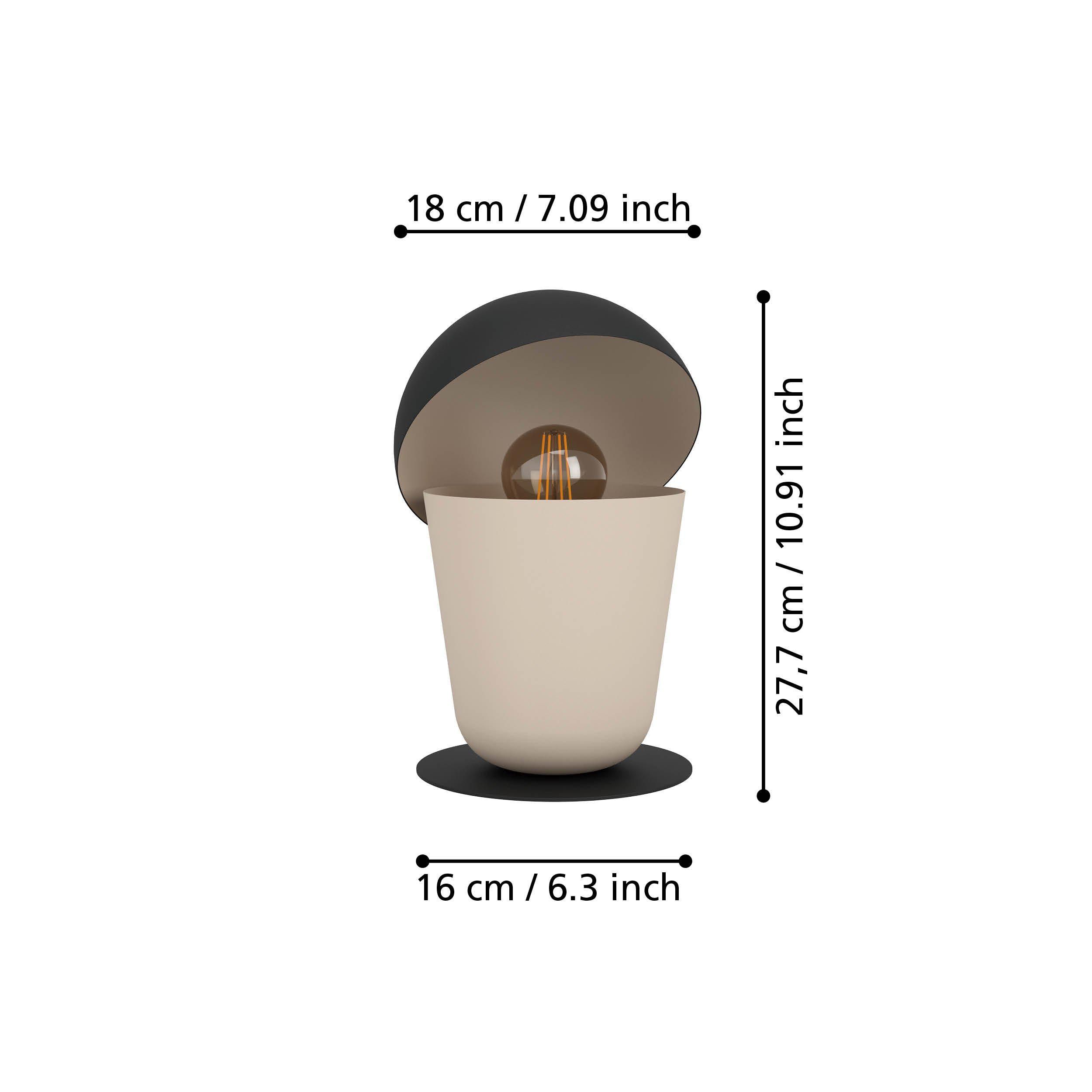 Lampe à poser BATABANO sable H27,5cm