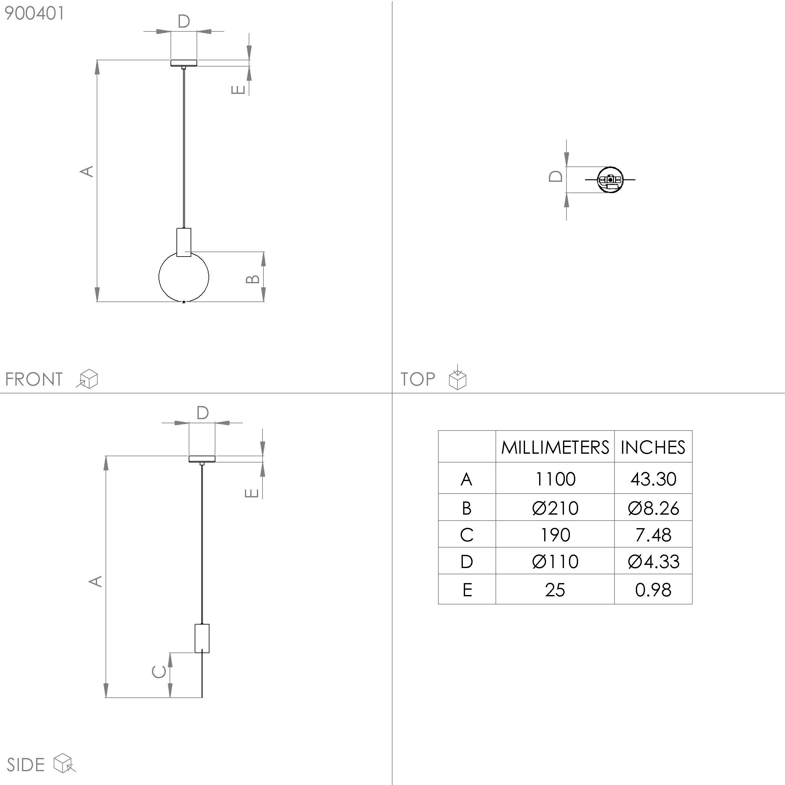 Suspension métal doré SARONA GU10 1X4,5W