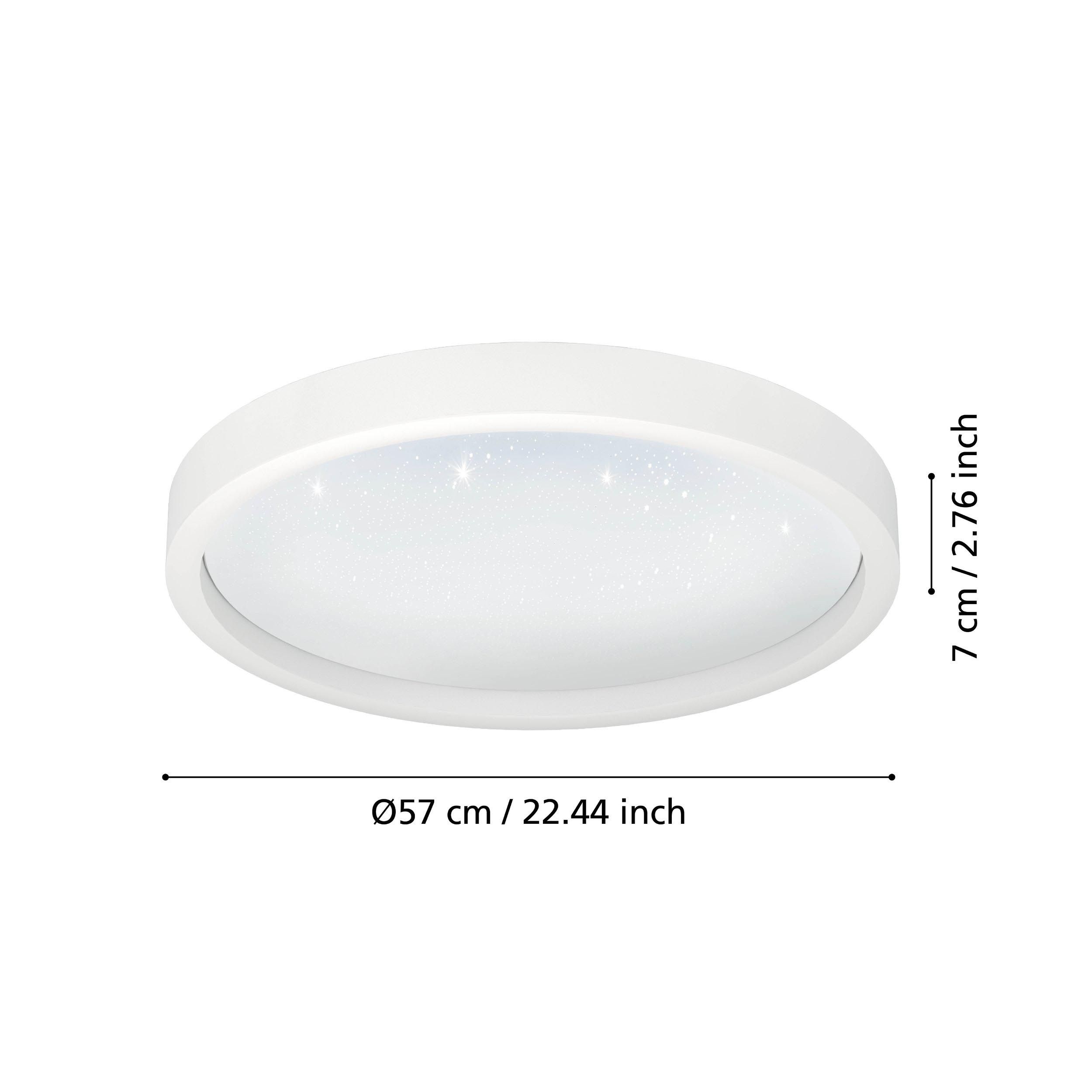 Plafonnier plastique blanc MONTEMORELOS-Z LED INT 3X34,5W