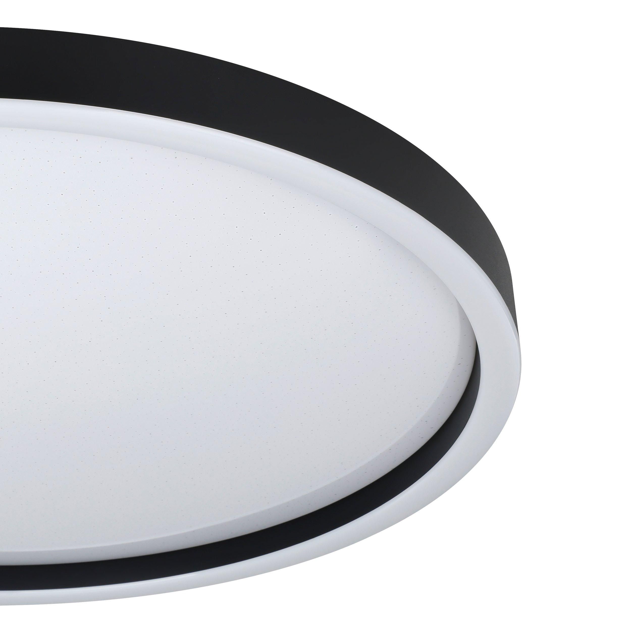 Plafonnier plastique noir MONTEMORELOS-Z LED INT 1X34,5W