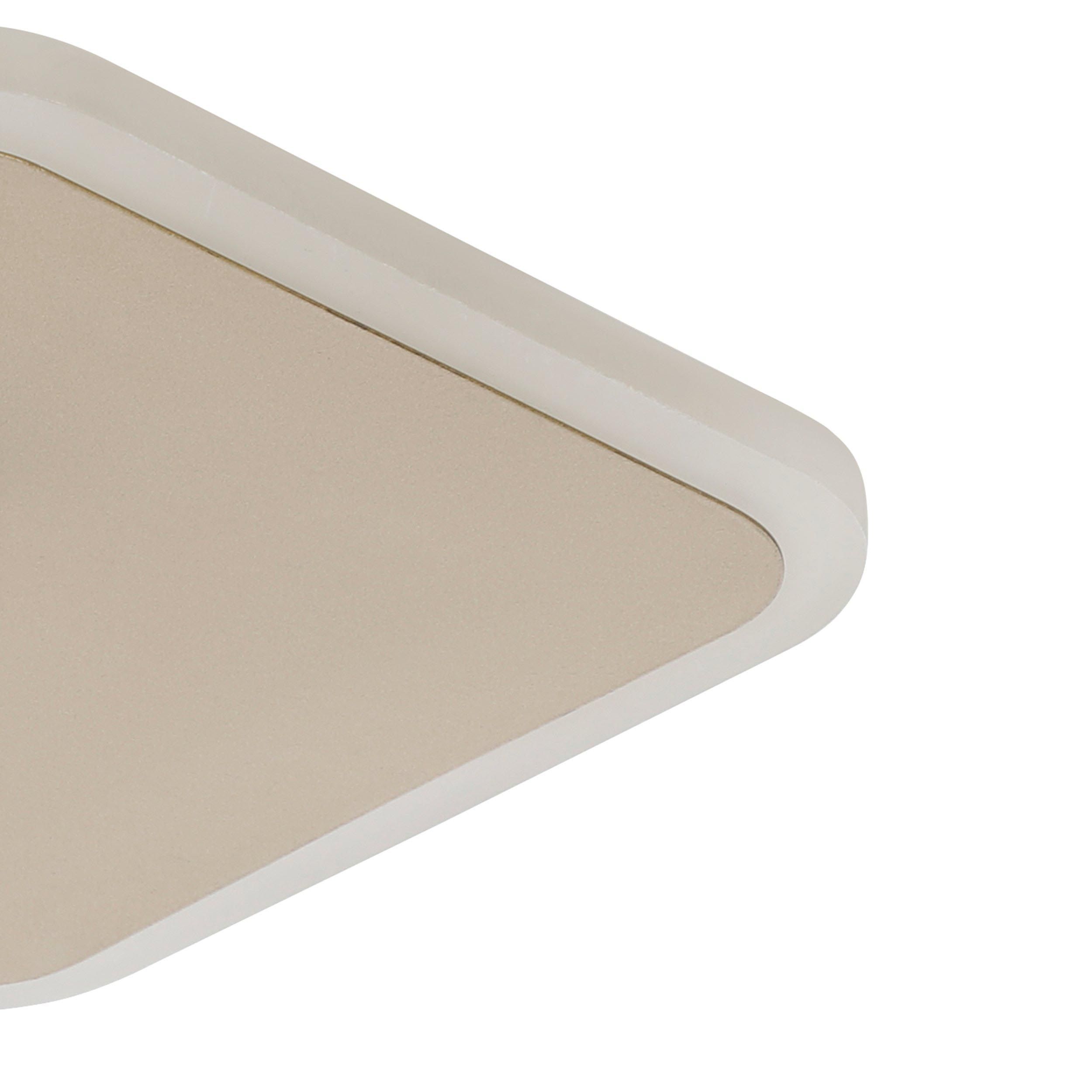 Plafonnier LED dimmable GAFARES doré/blanc L40,5cm