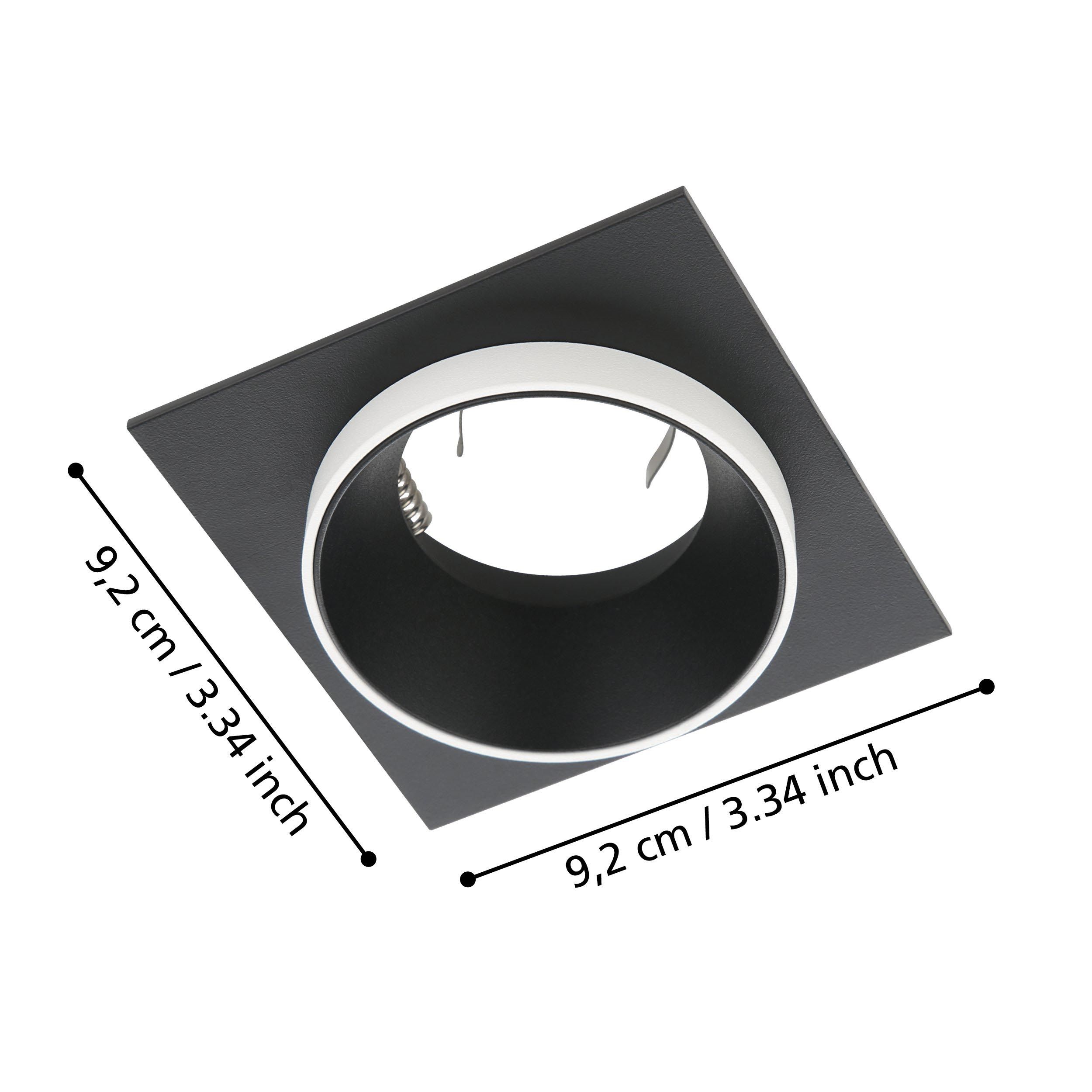 Spot à encastrer rond CAROSSO noir Ø9,3cm