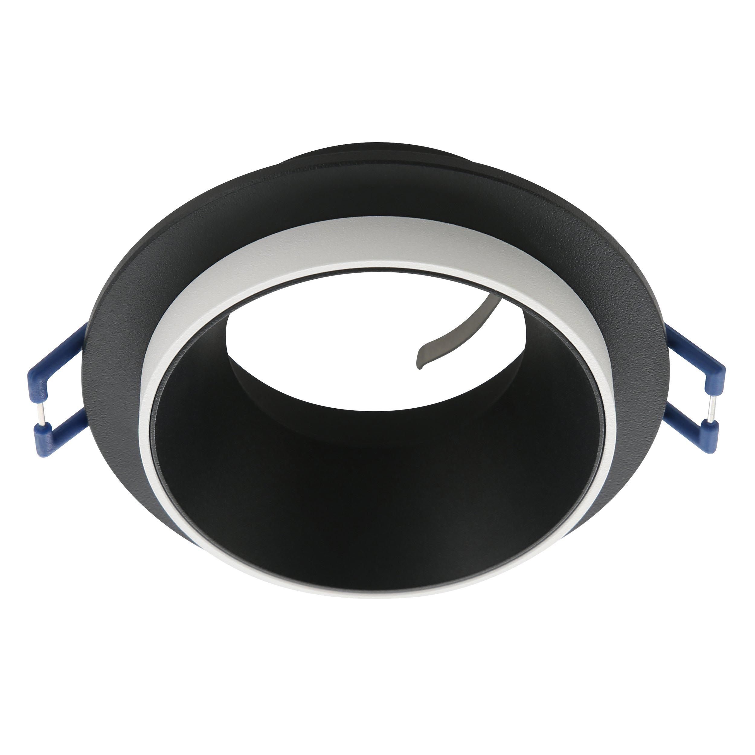 Spot à encastrer rond CAROSSO noir Ø9,3cm