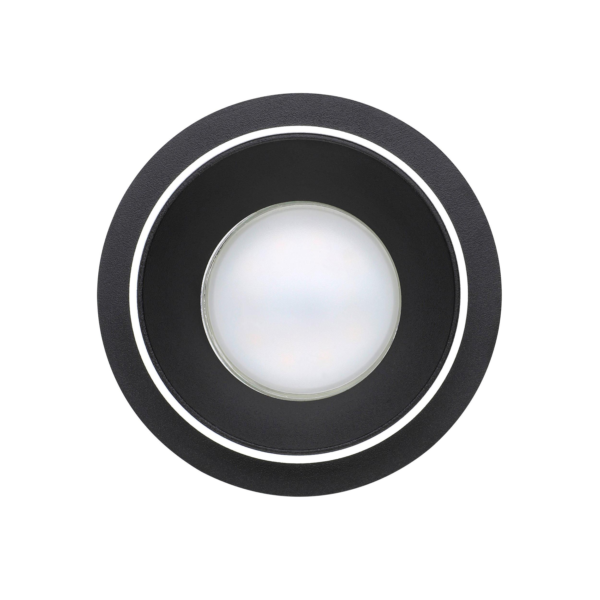 Spot à encastrer rond CAROSSO noir Ø9,3cm
