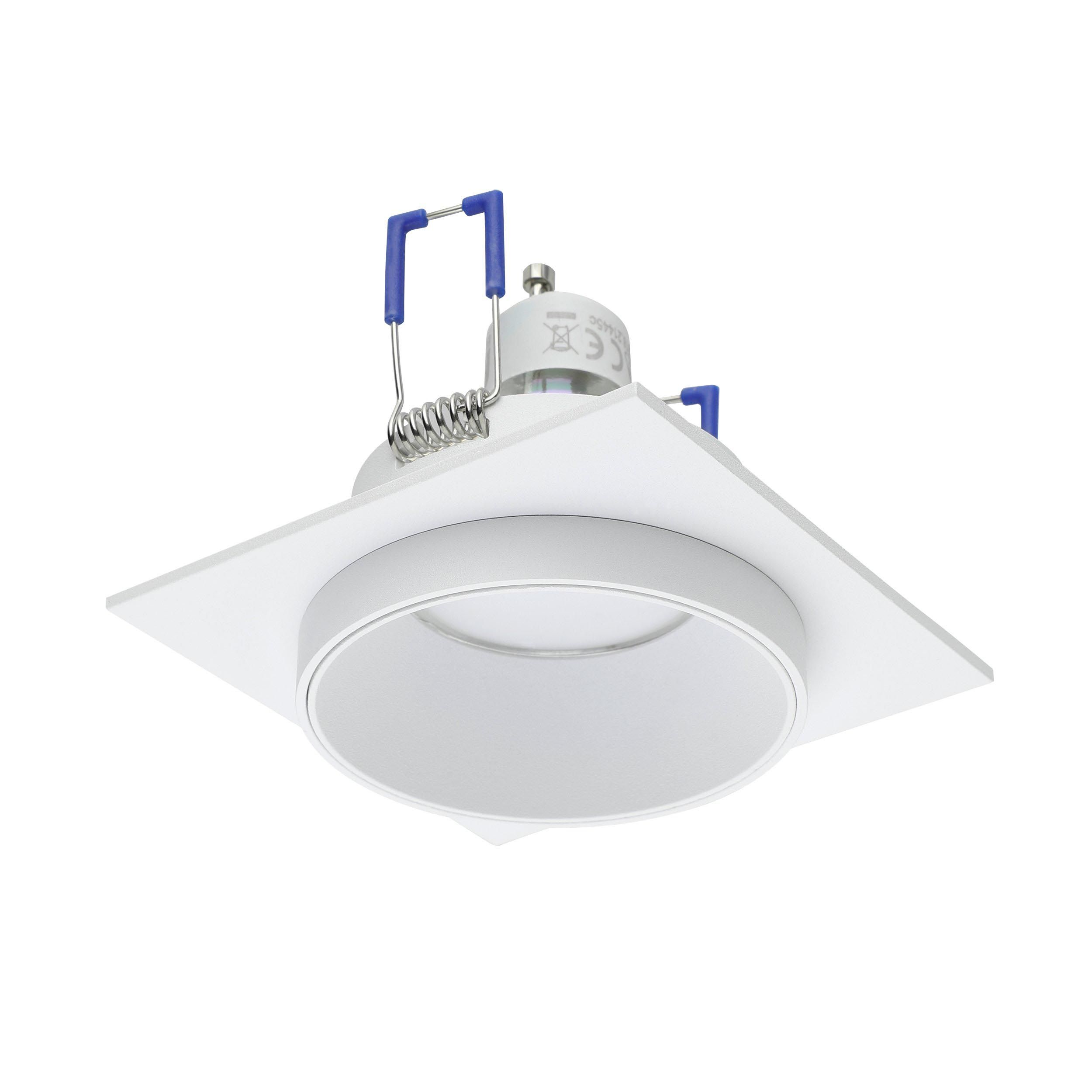 Spot à encastrer rond CAROSSO blanc Ø9,3cm