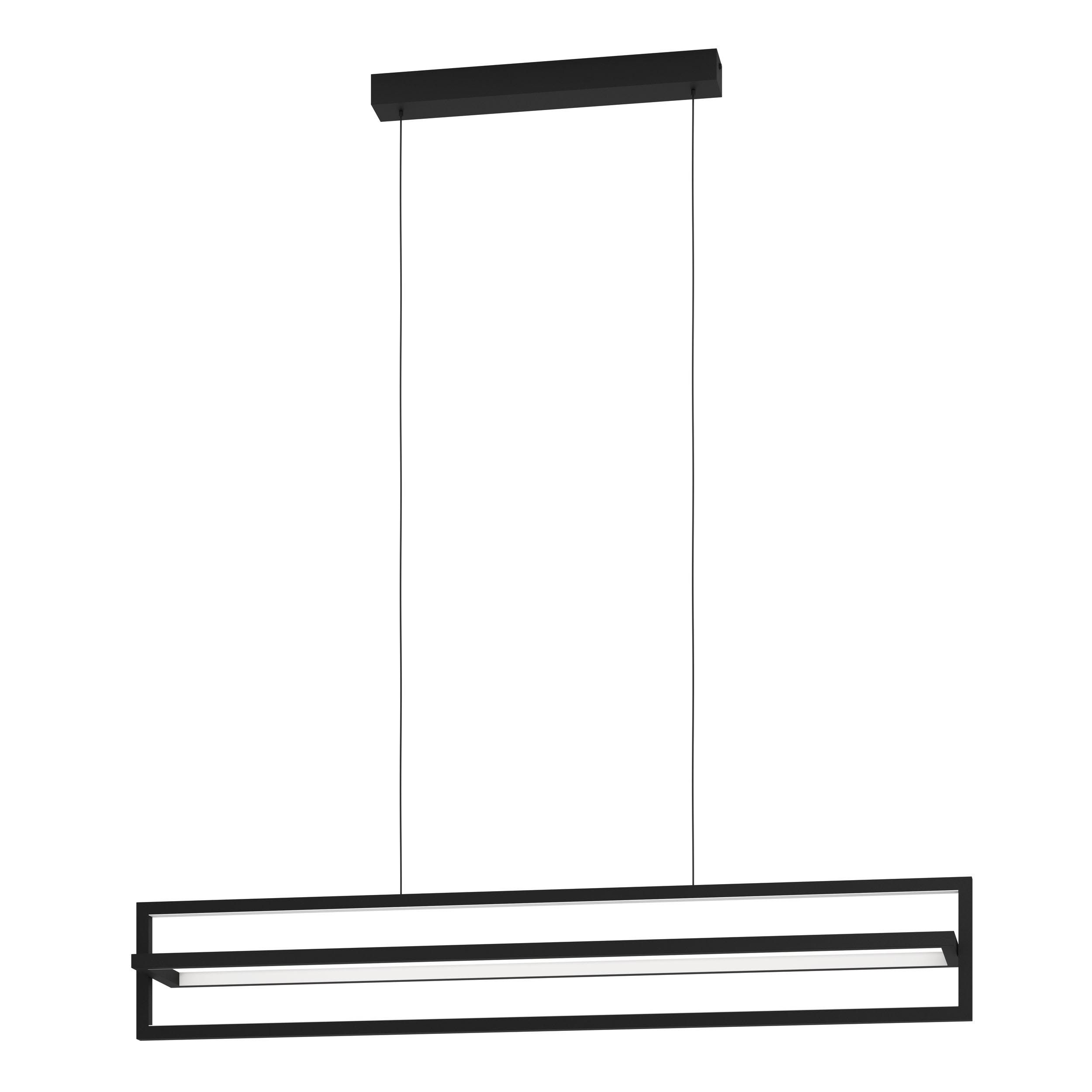 Suspension LED dimmable SIBERIA noir L78cm