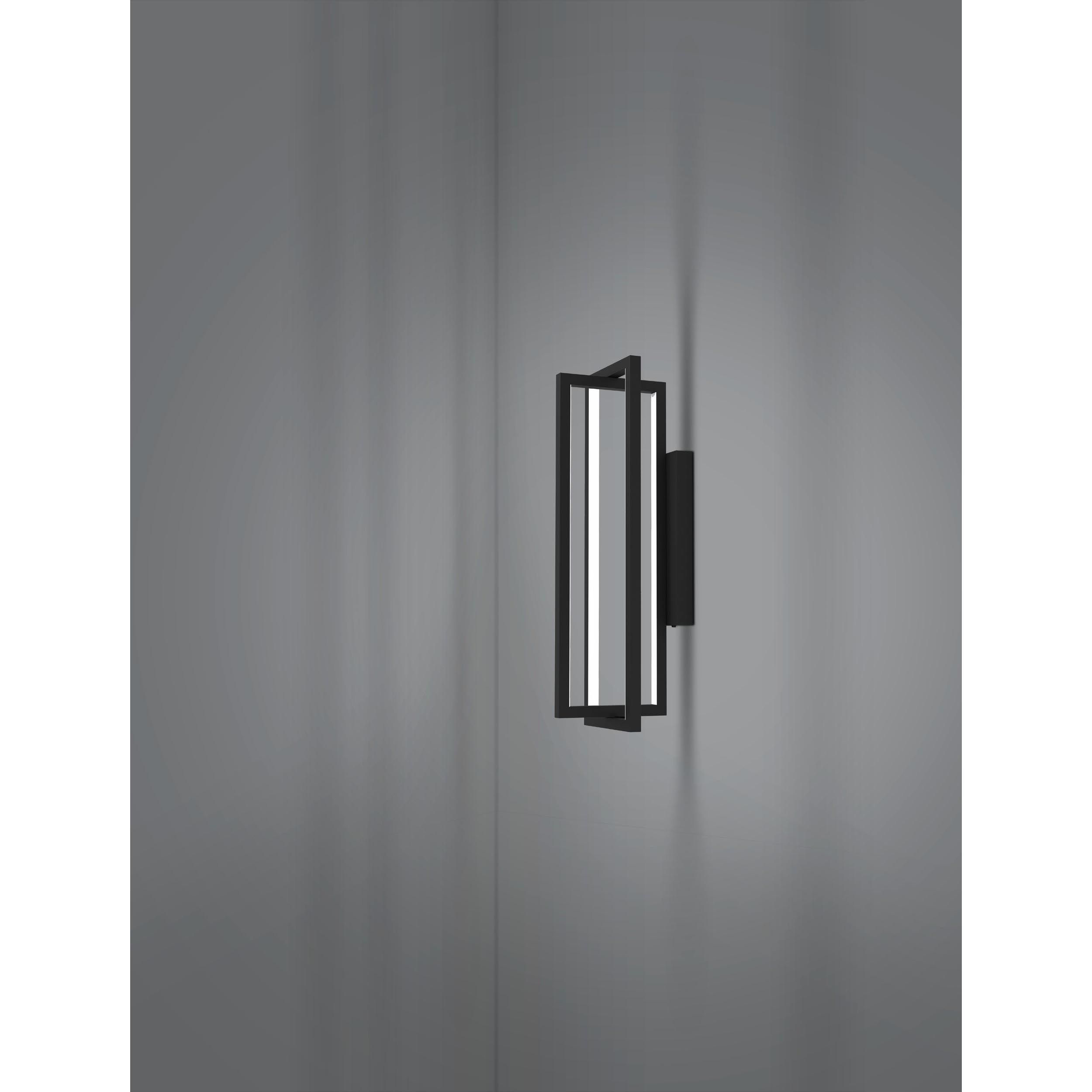 Applique LED dimmable SIBERIA noir L78cm