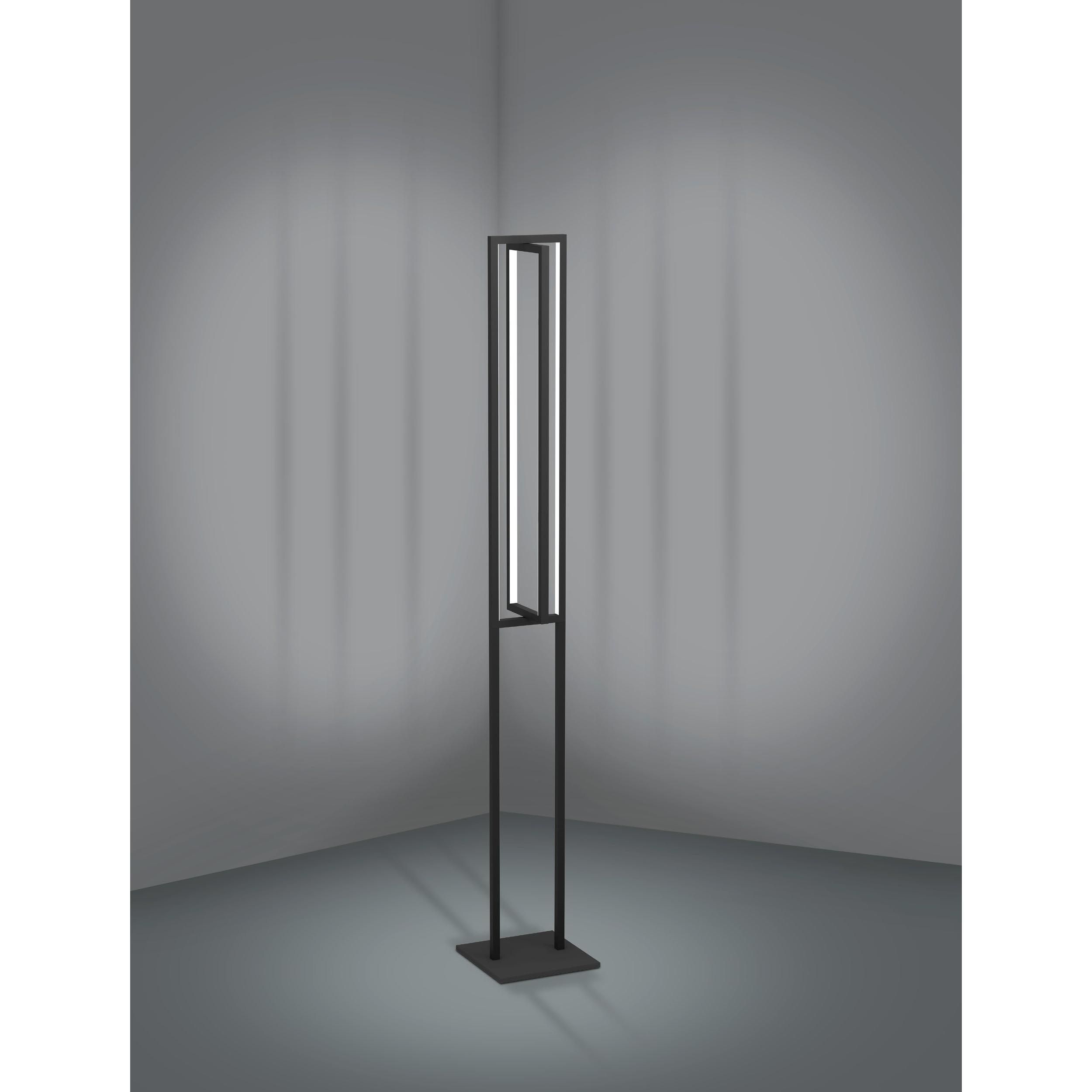 Lampadaire LED dimmable SIBERIA noir H133cm