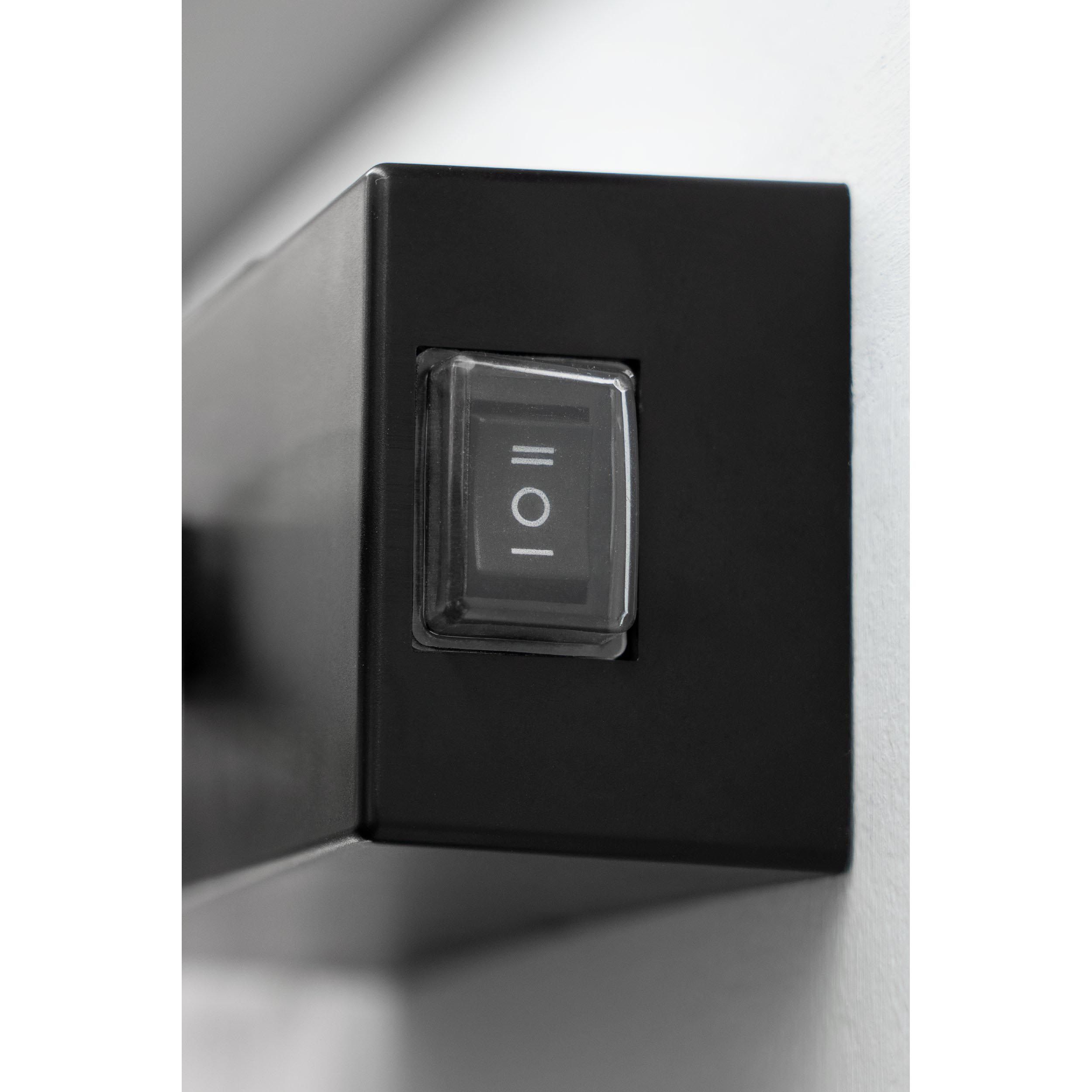 Applique LED dimmable VERDELLO noir L60cm
