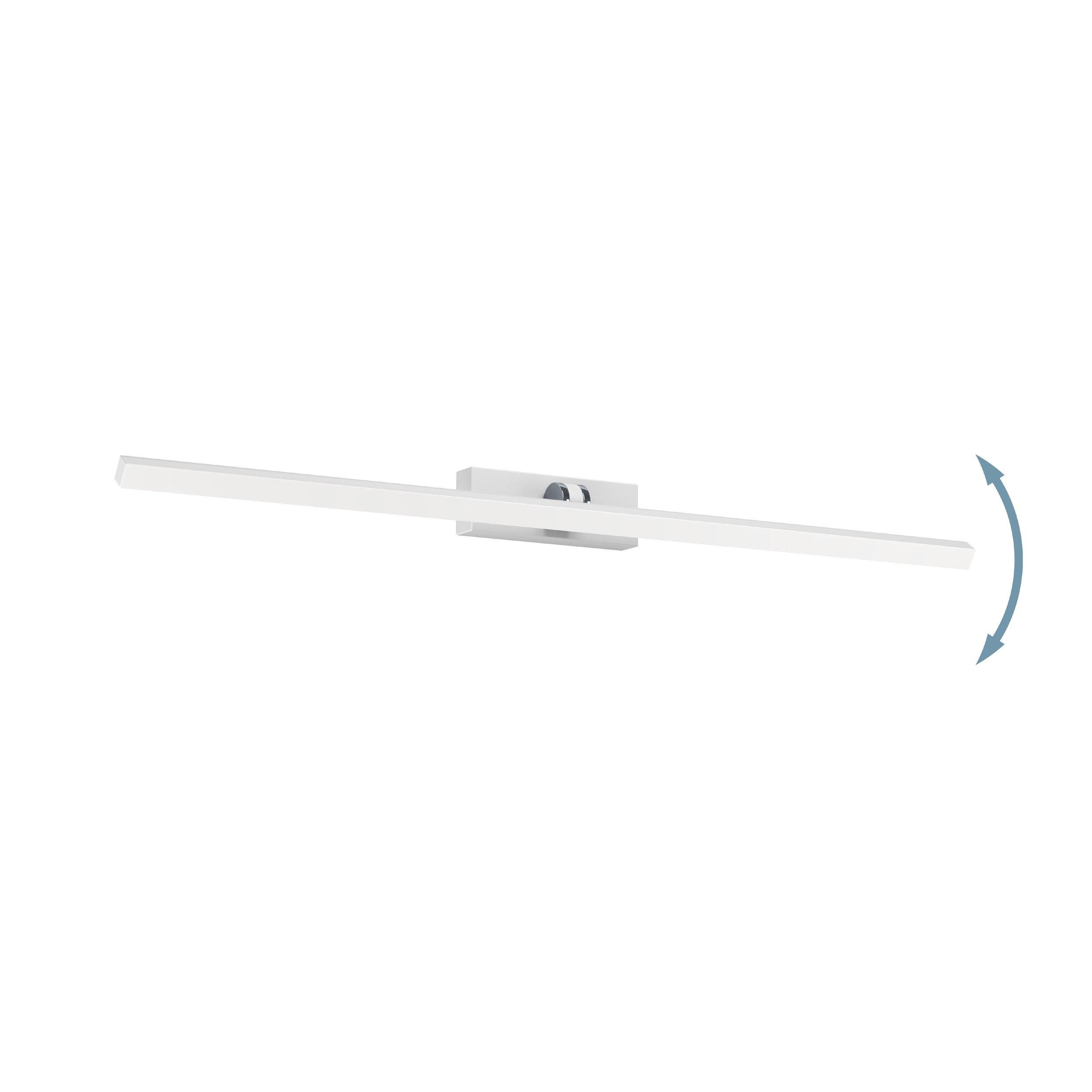 Applique LED dimmable VERDELLO argenté L60cm