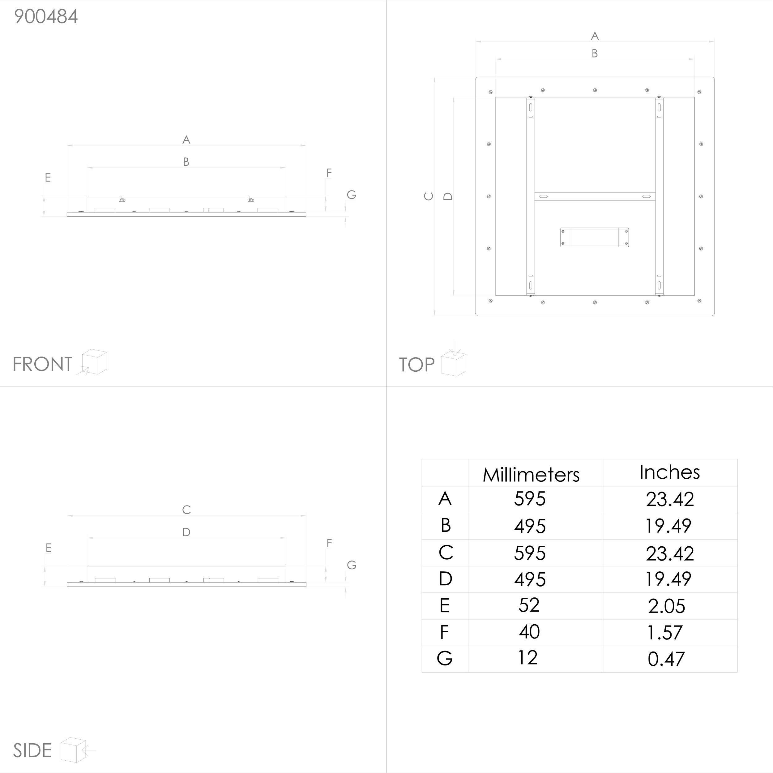 Plafonnier LED dimmable PADROGIANO-Z blanc L59,5cm