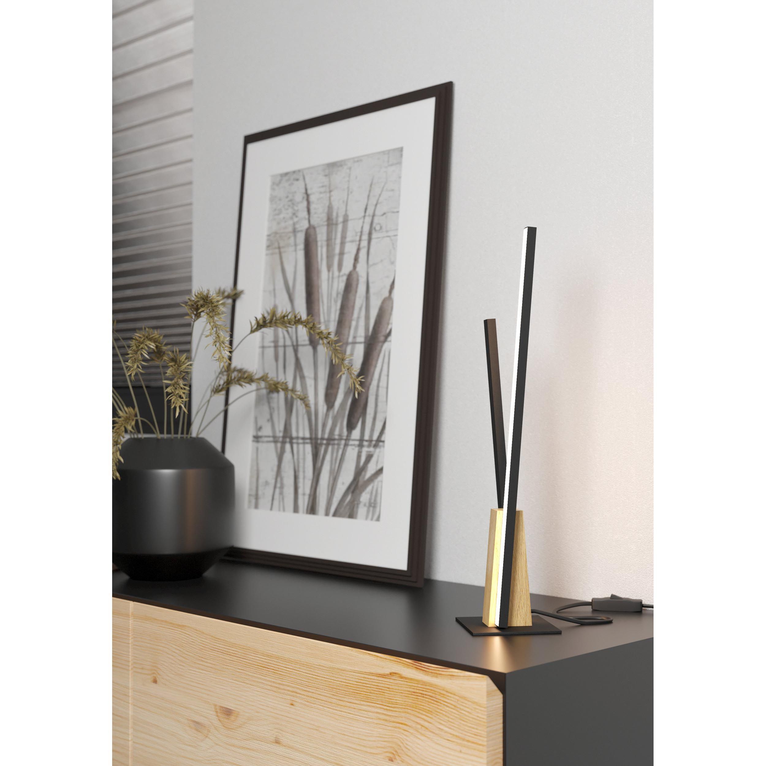 Lampe à poser LED PANAGRIA noir HT45,5cm