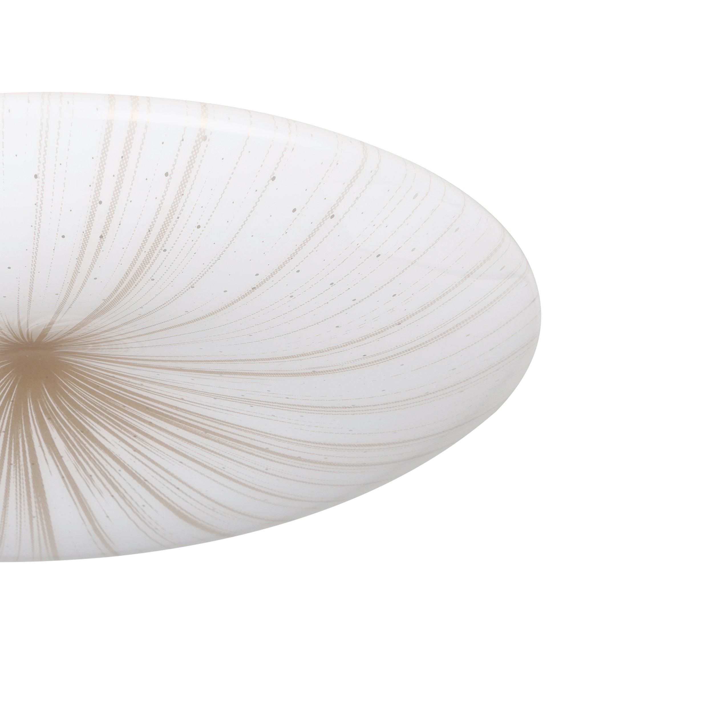 Plafonnier NIEVES 1 blanc Ø31cm