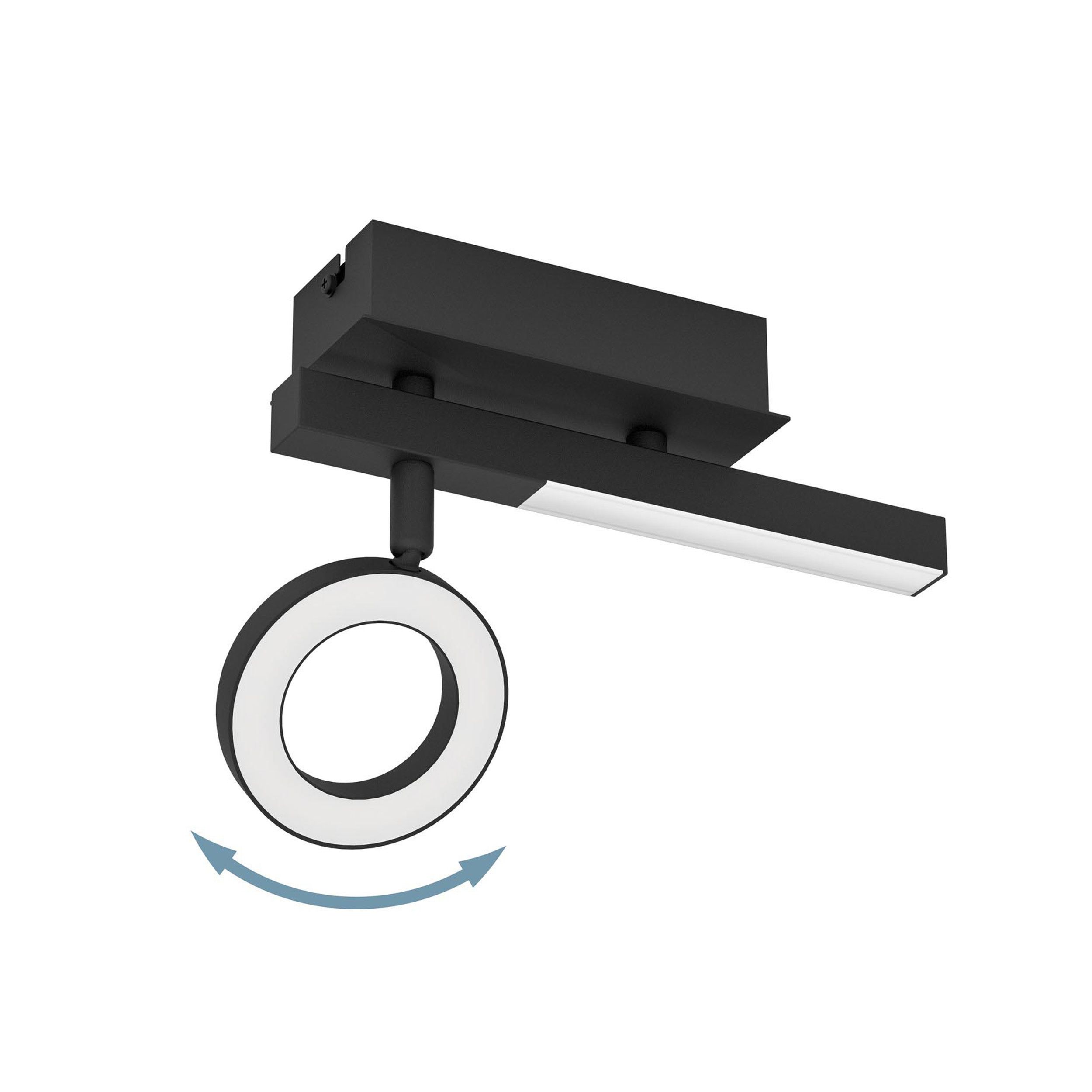 Spot LED CARDILLIO noir H22,5cm