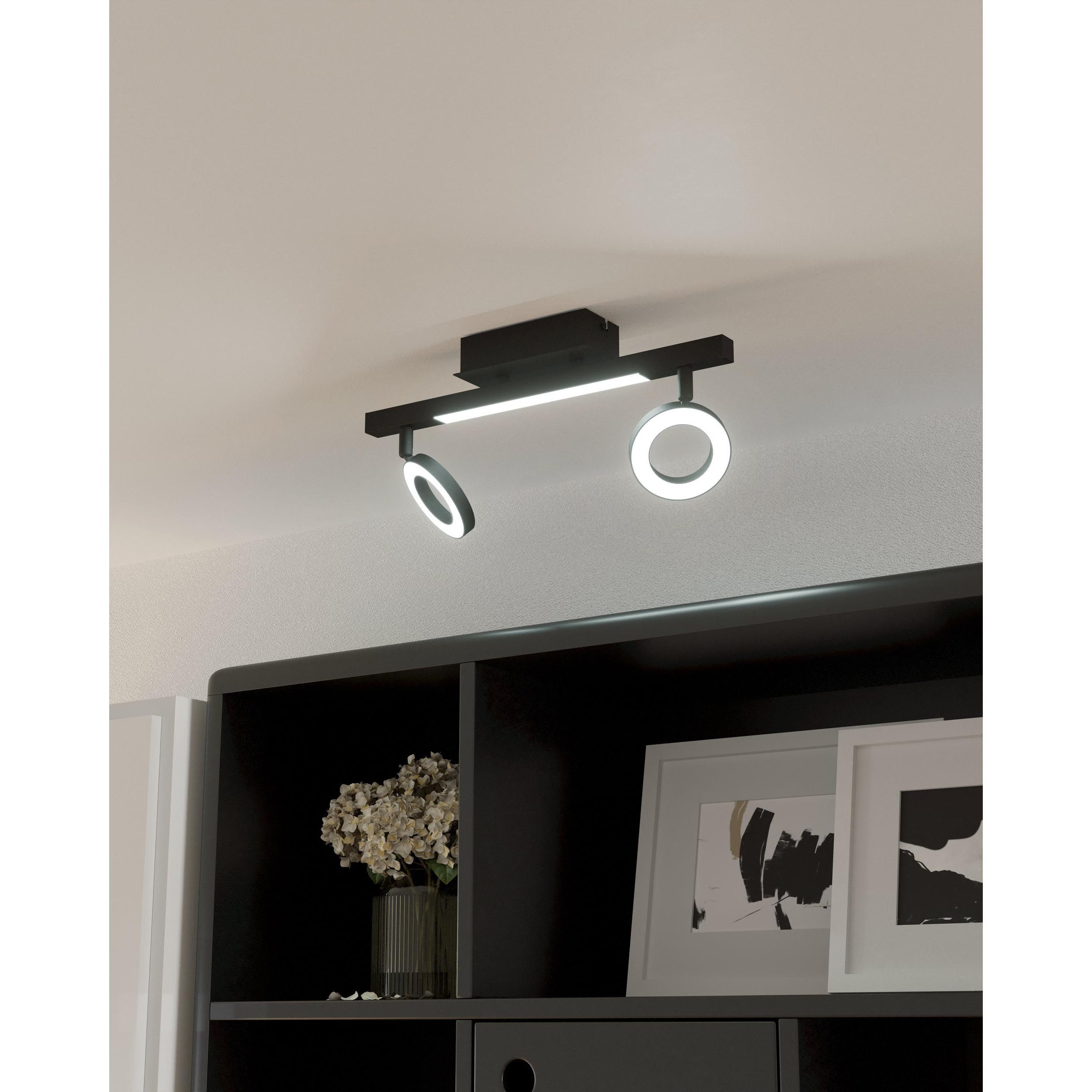 Réglette LED CARDILLIO noir L68,5cm