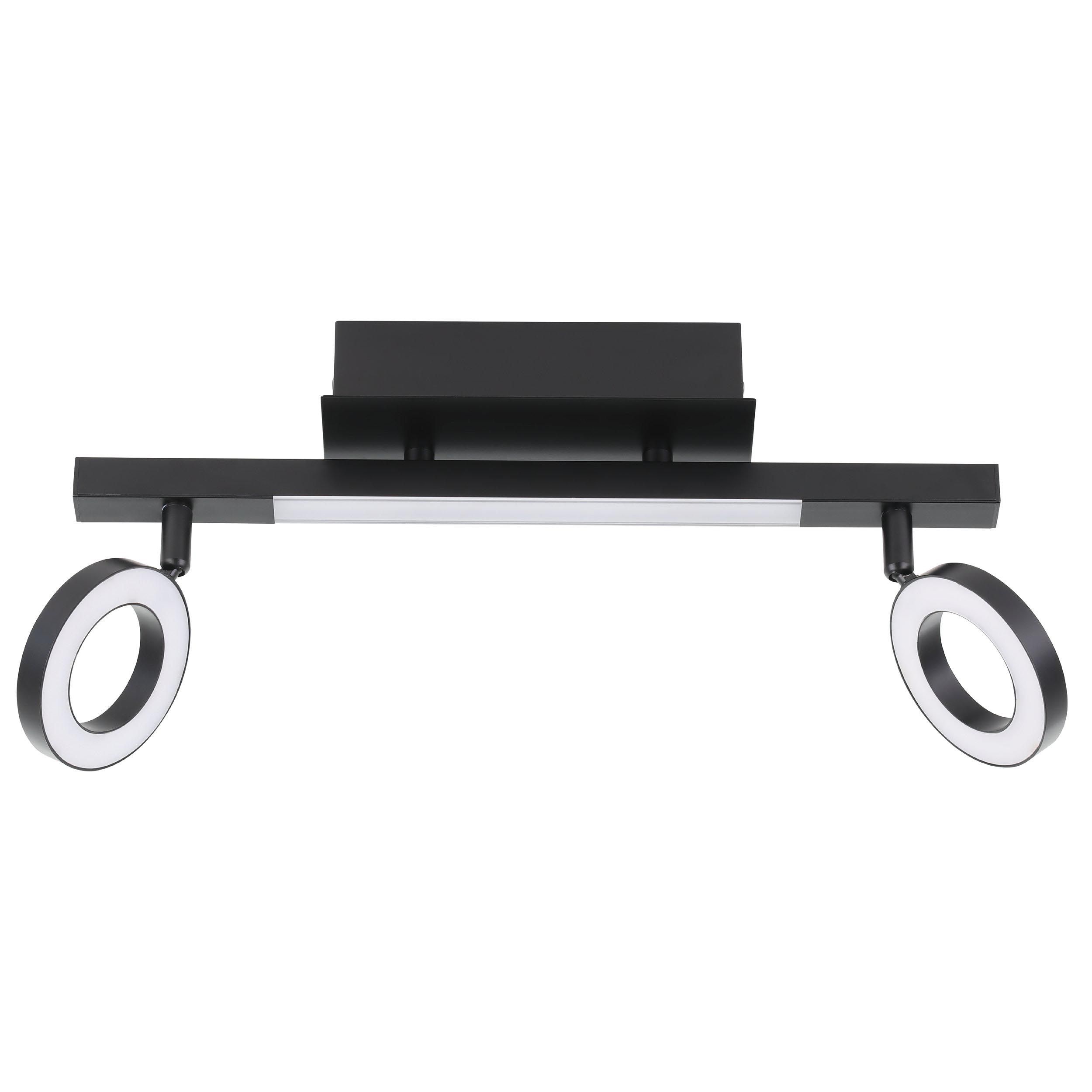 Réglette LED CARDILLIO noir L68,5cm