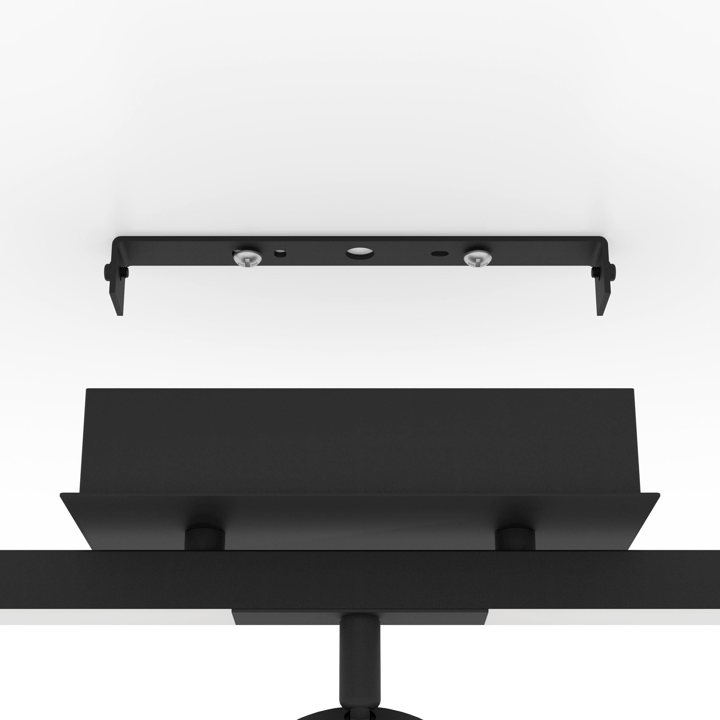 Réglette LED CARDILLIO noir L68,5cm