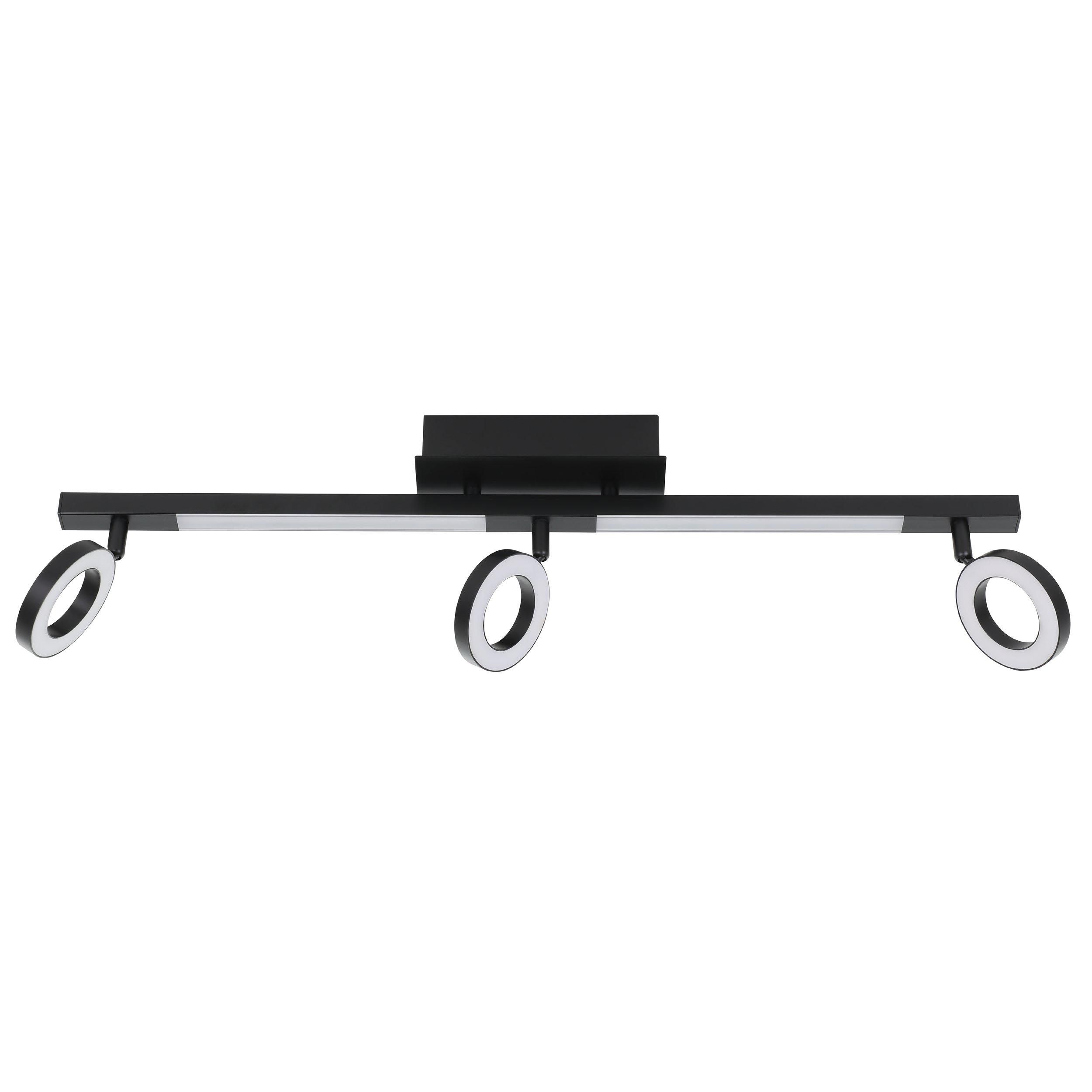 Réglette LED CARDILLIO noir L68,5cm