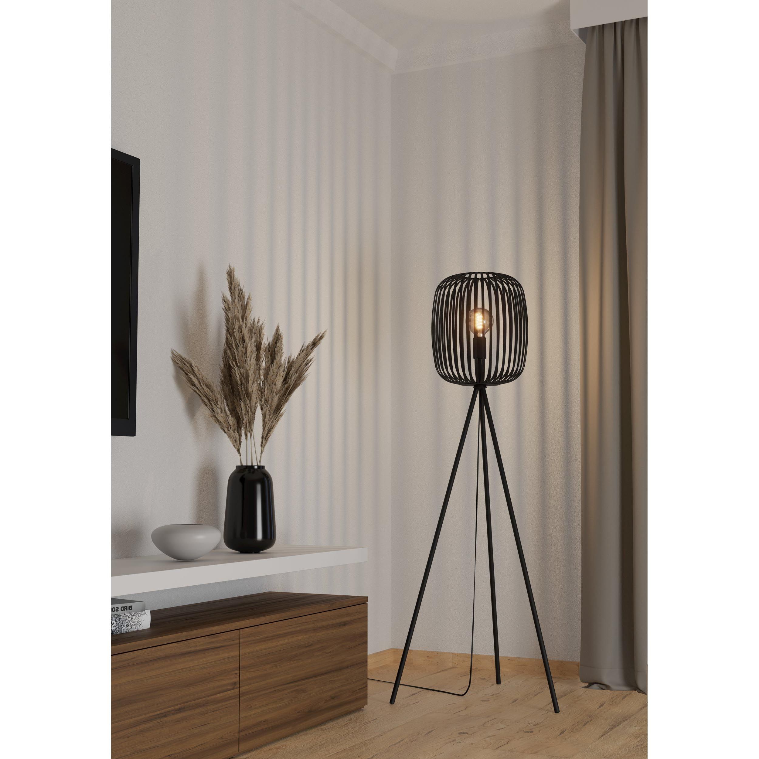 Lampadaire ROMAZZINA noir H140,5cm