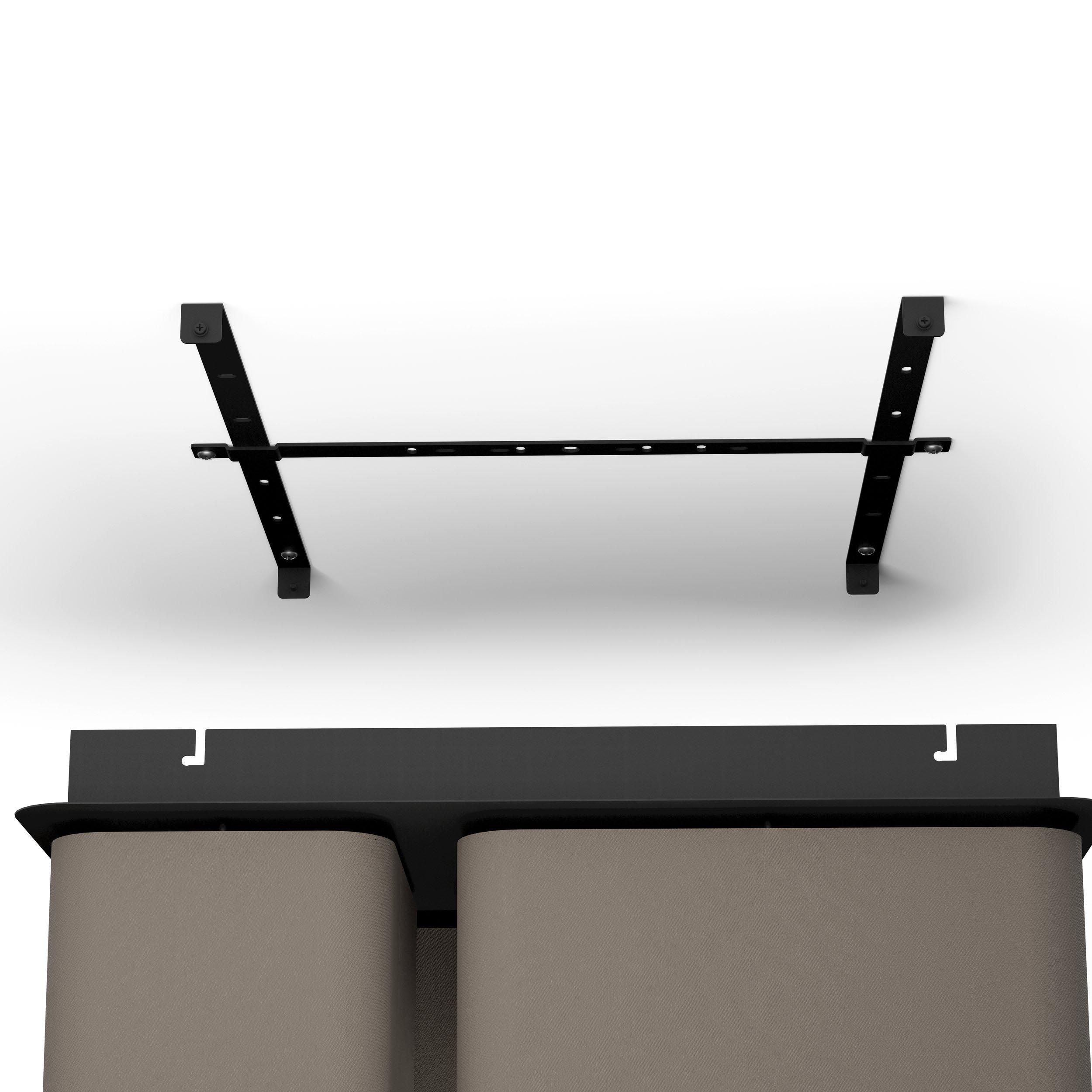 Plafonnier métal noir MORDAZO E27 4X28W