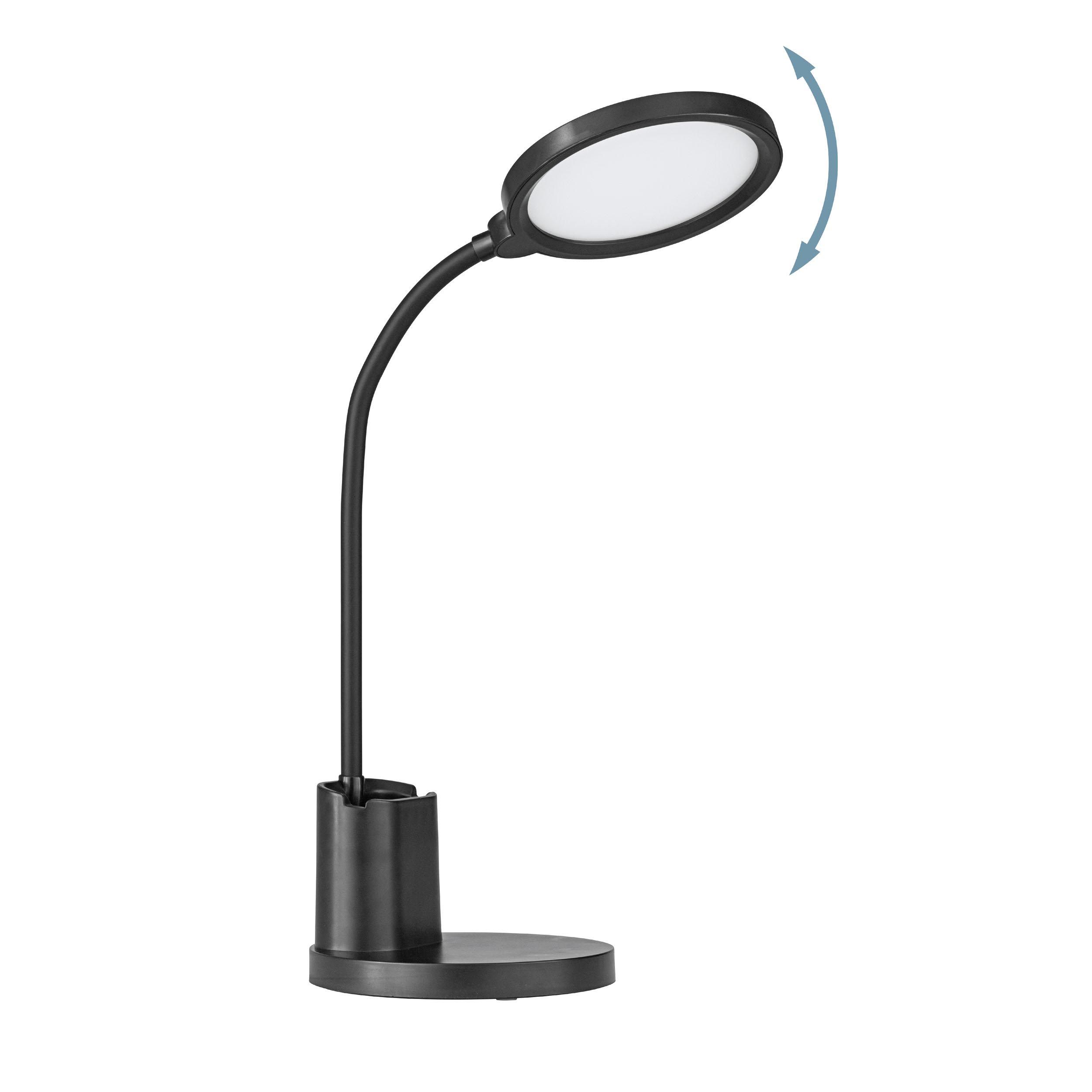 Lampe de bureau LED dimmable BROLINI noir H55cm