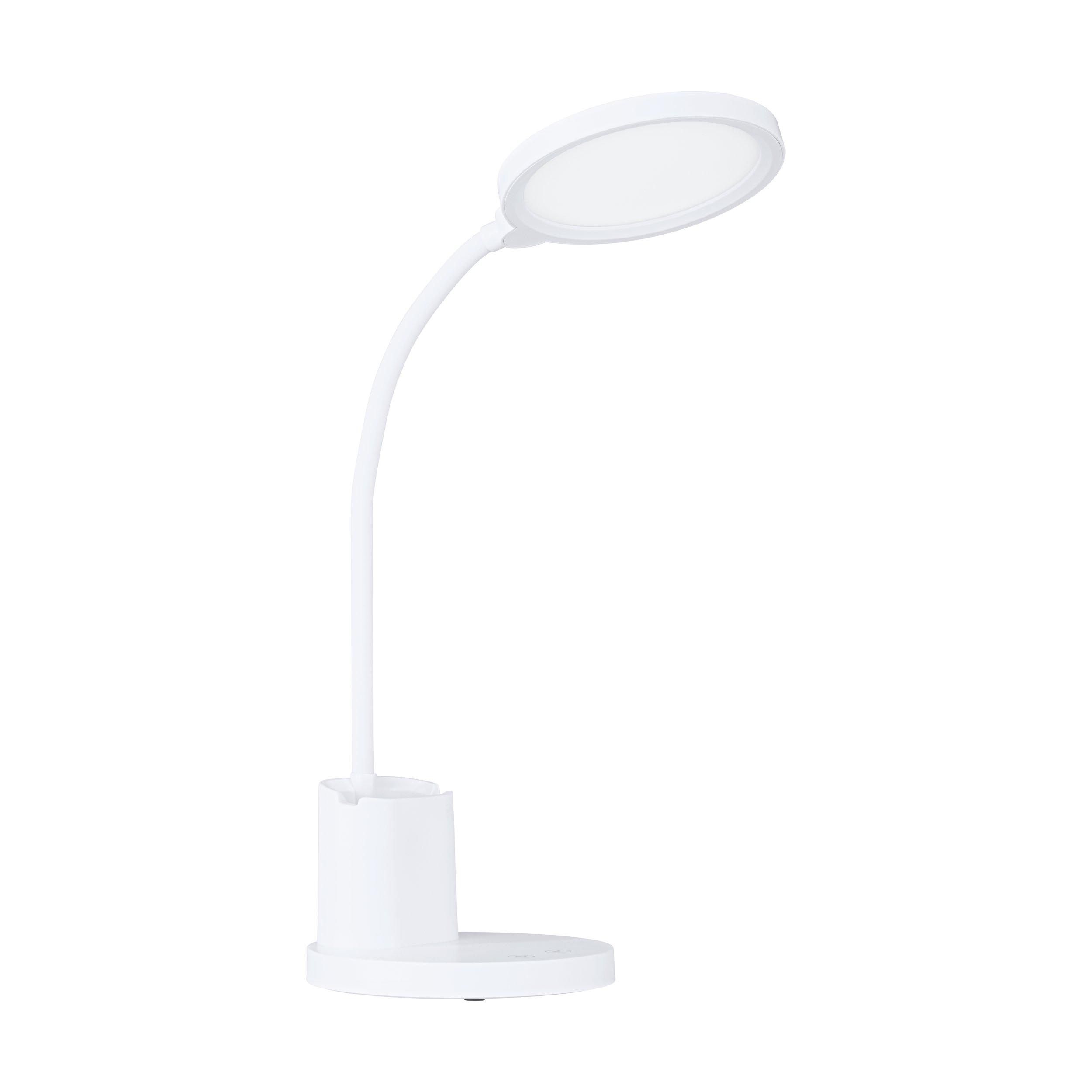 Lampe de bureau LED dimmable BROLINI blanc H55cm