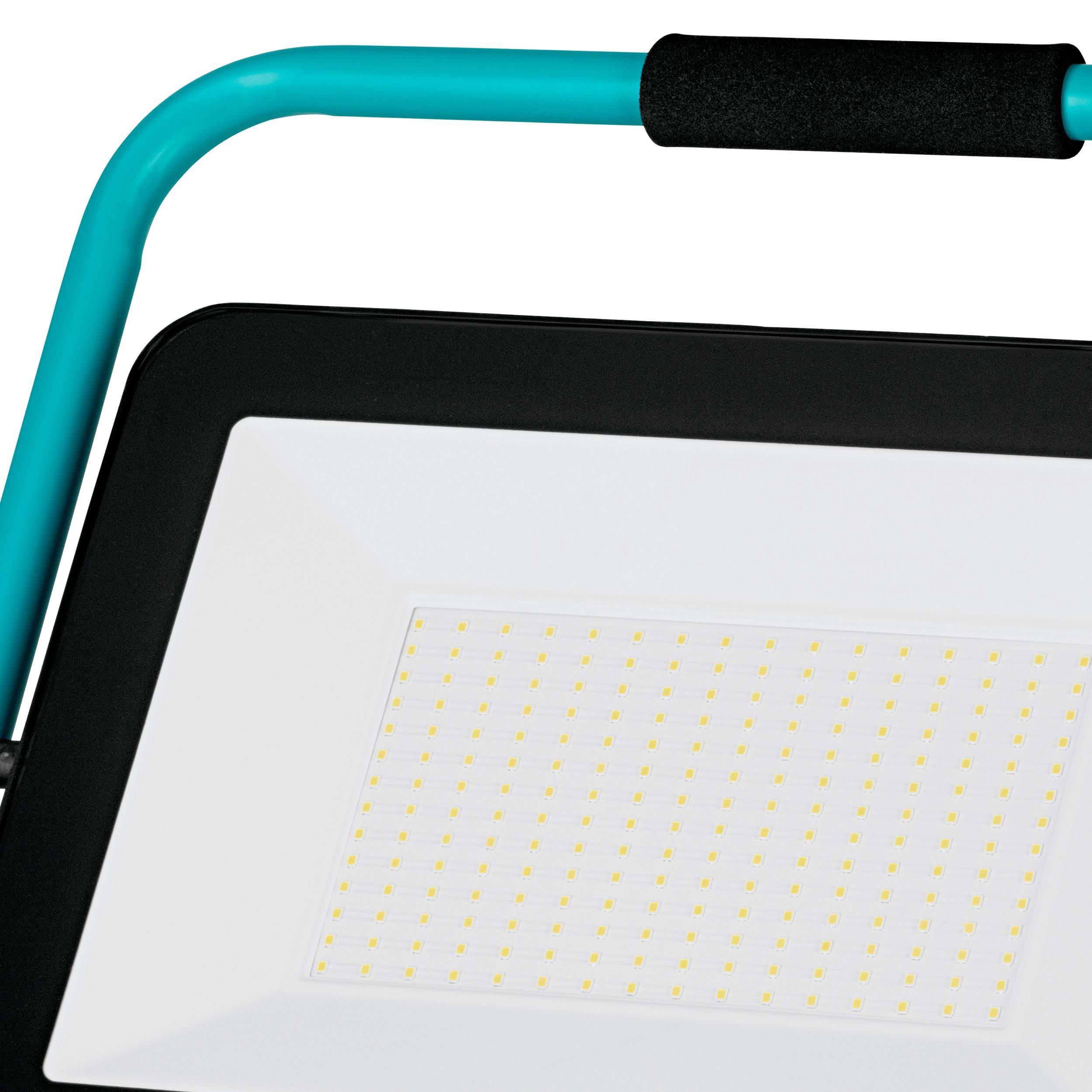 Projecteur extérieur LED AVELAR noir/vert eau L36cm
