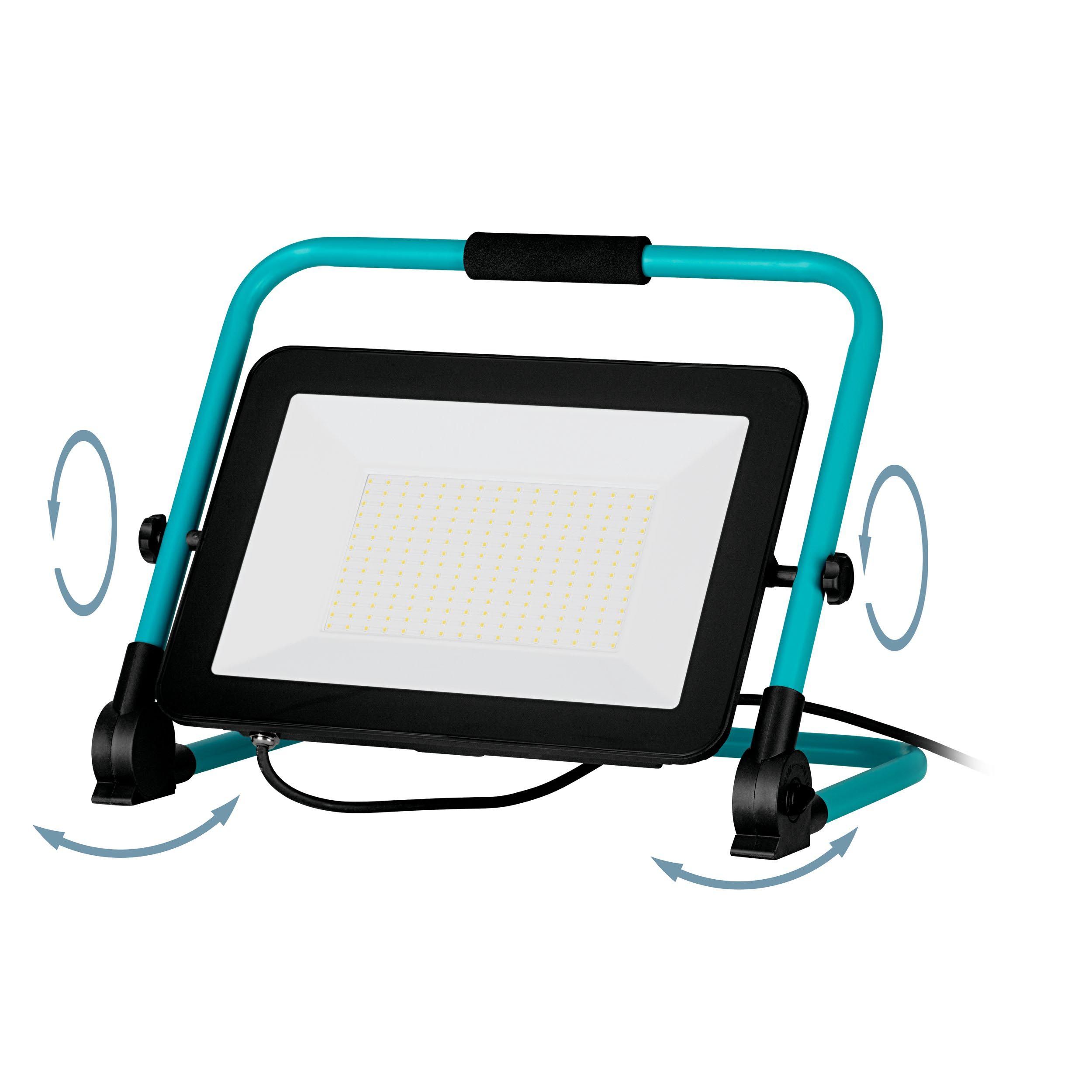 Projecteur extérieur LED AVELAR noir/vert eau L36cm