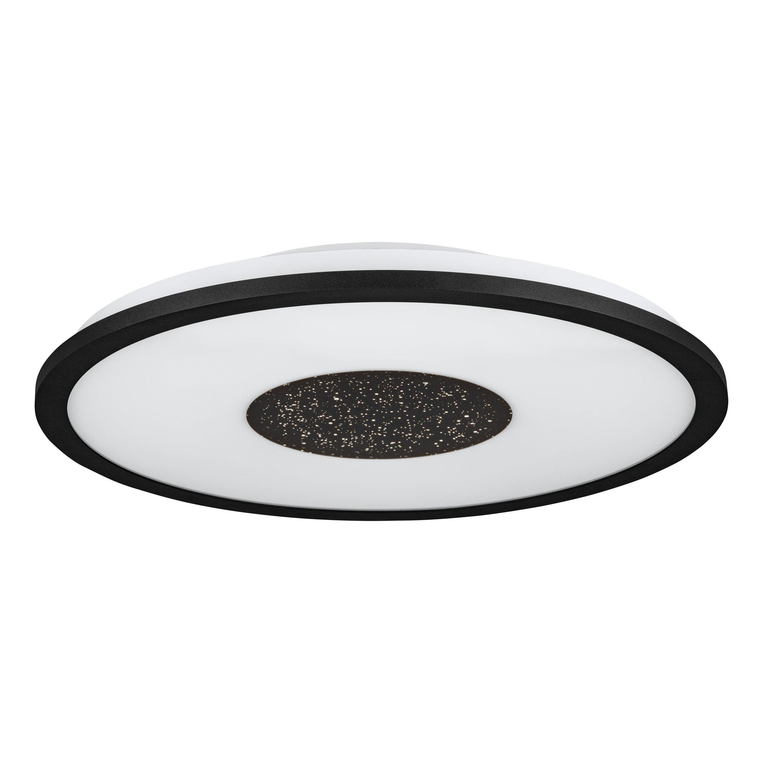 Plafonnier  LED MARMORATA noir Ø45cm