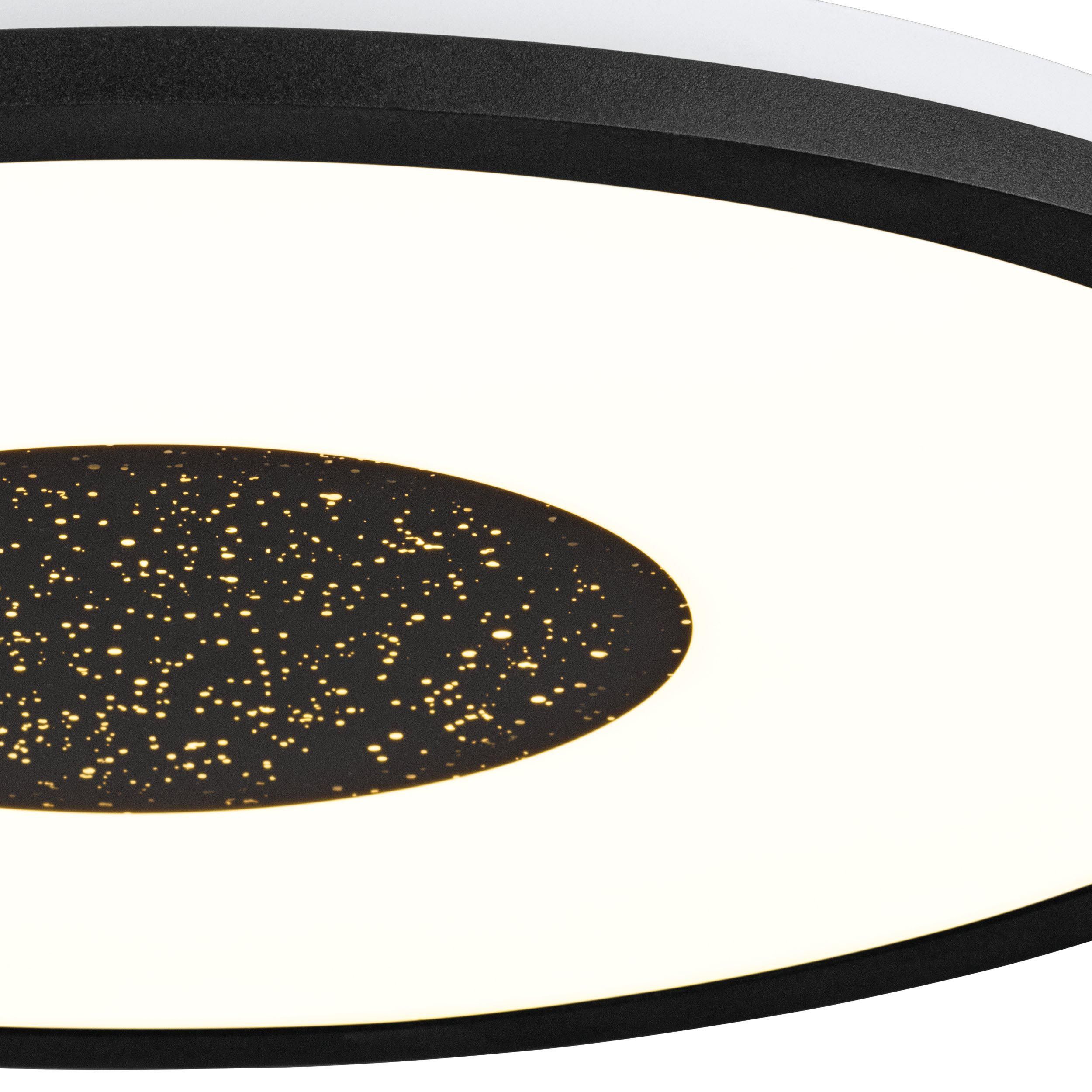 Plafonnier  LED MARMORATA noir Ø45cm