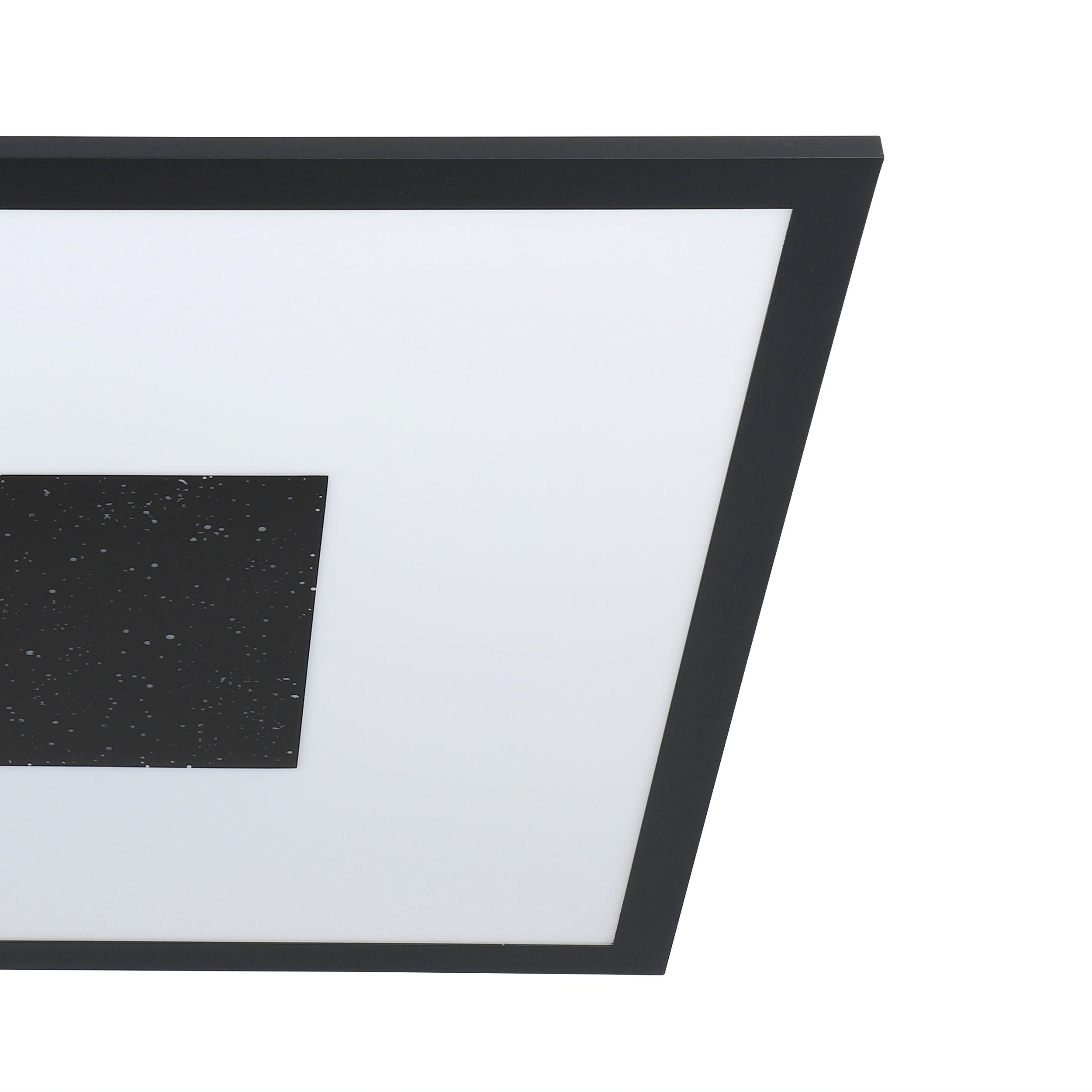 Plafonnier plastique noir MARMORATA LED INT 1X19W