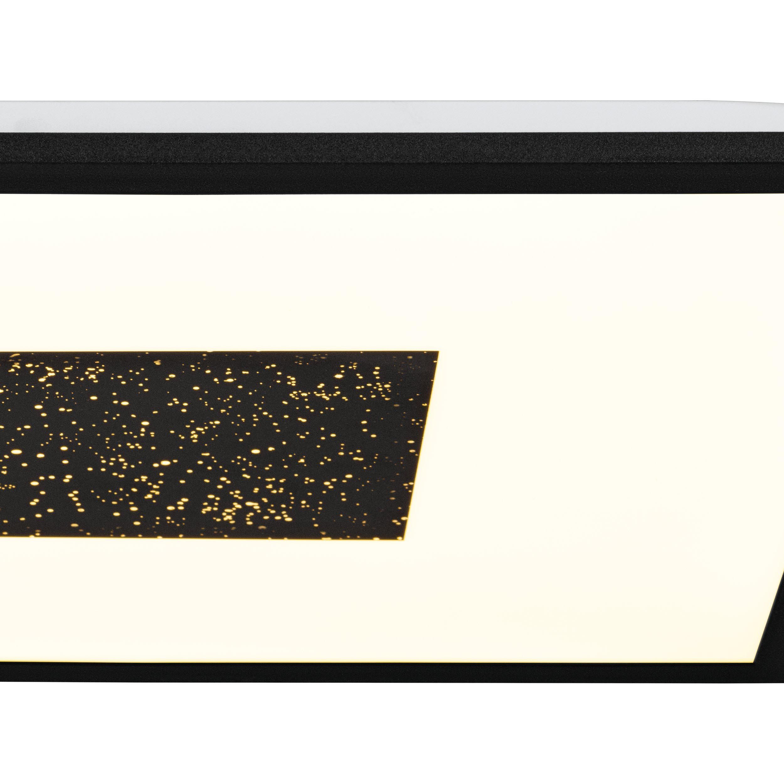 Plafonnier plastique noir MARMORATA LED INT 1X19W
