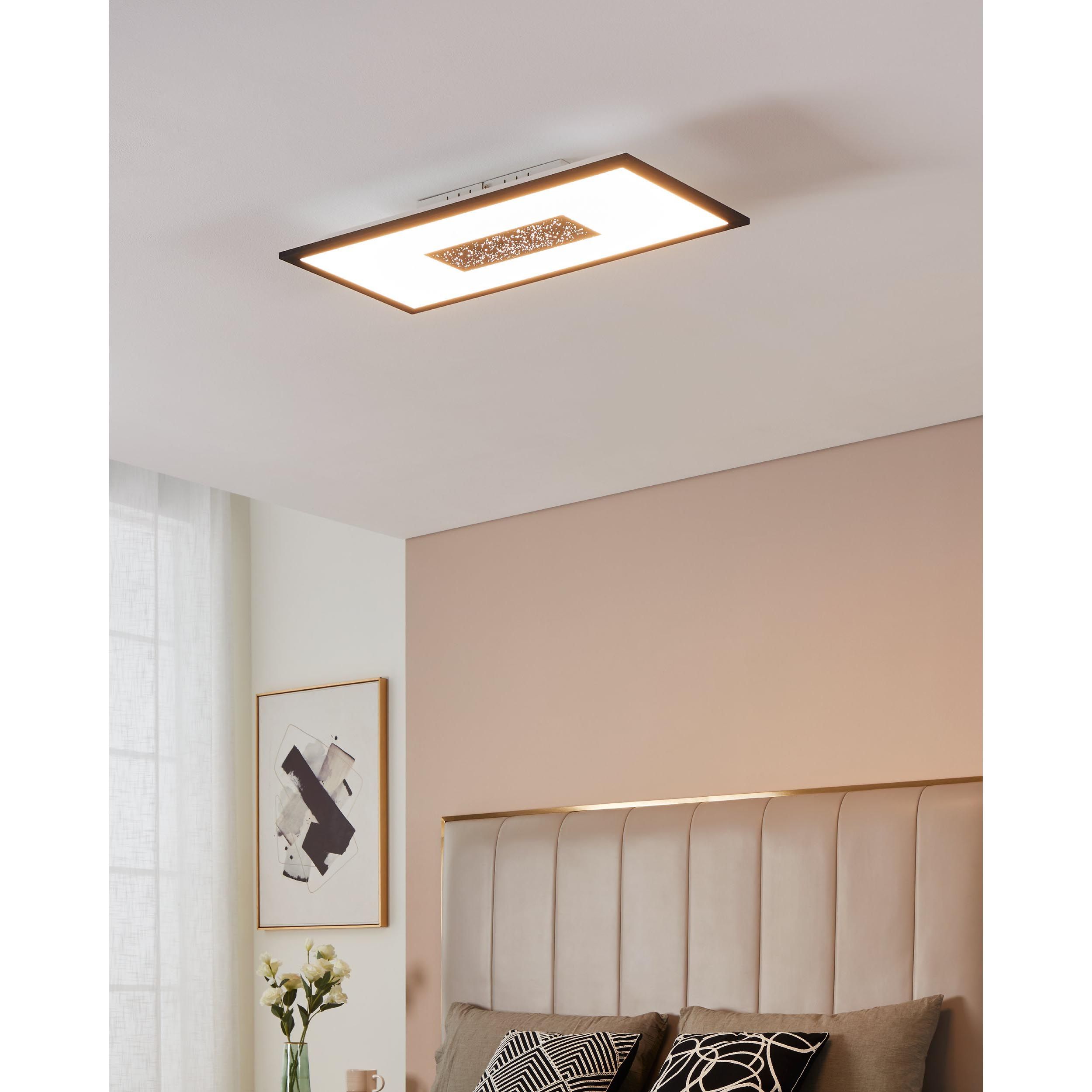 Plafonnier métal noir MARMORATA LED INT 15X17W