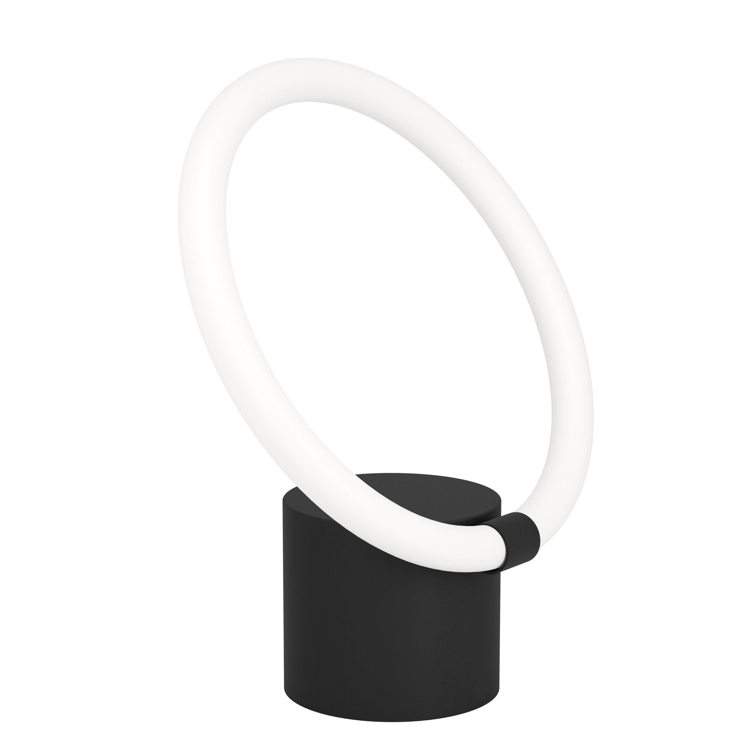 Lampe à poser LED CARANACOA noir H26cm