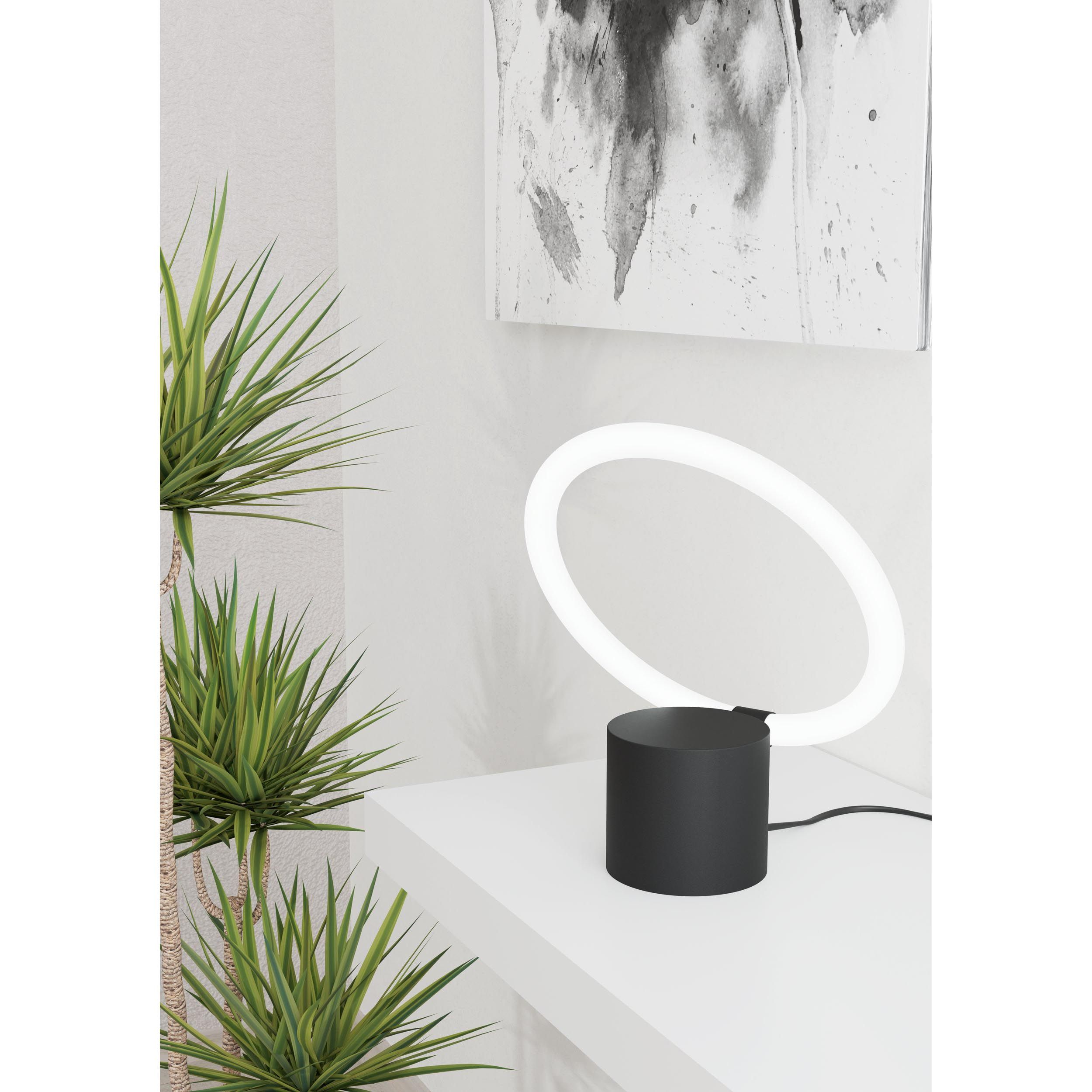 Lampe à poser LED CARANACOA noir H26cm