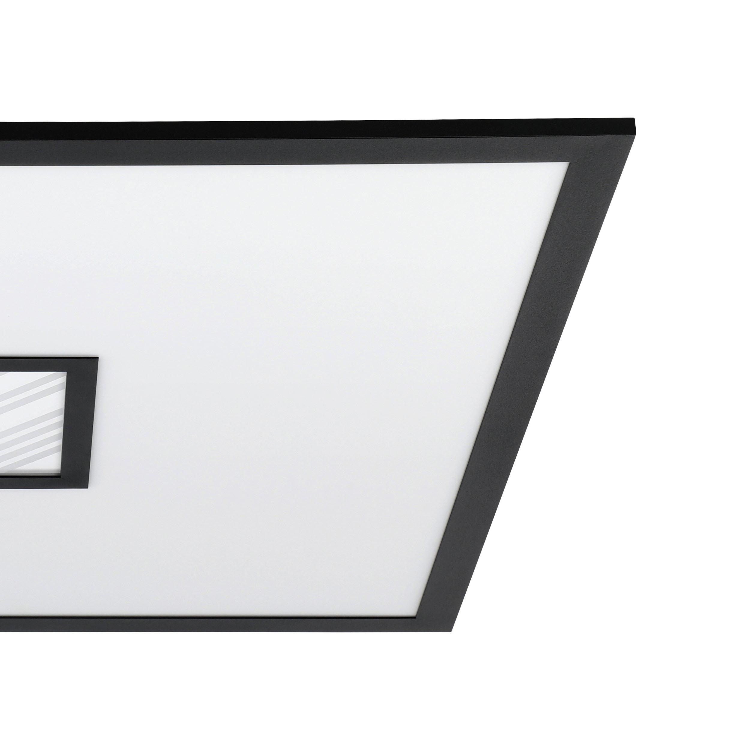 Plafonnier plastique noir BORDONARA LED INT 1X36W