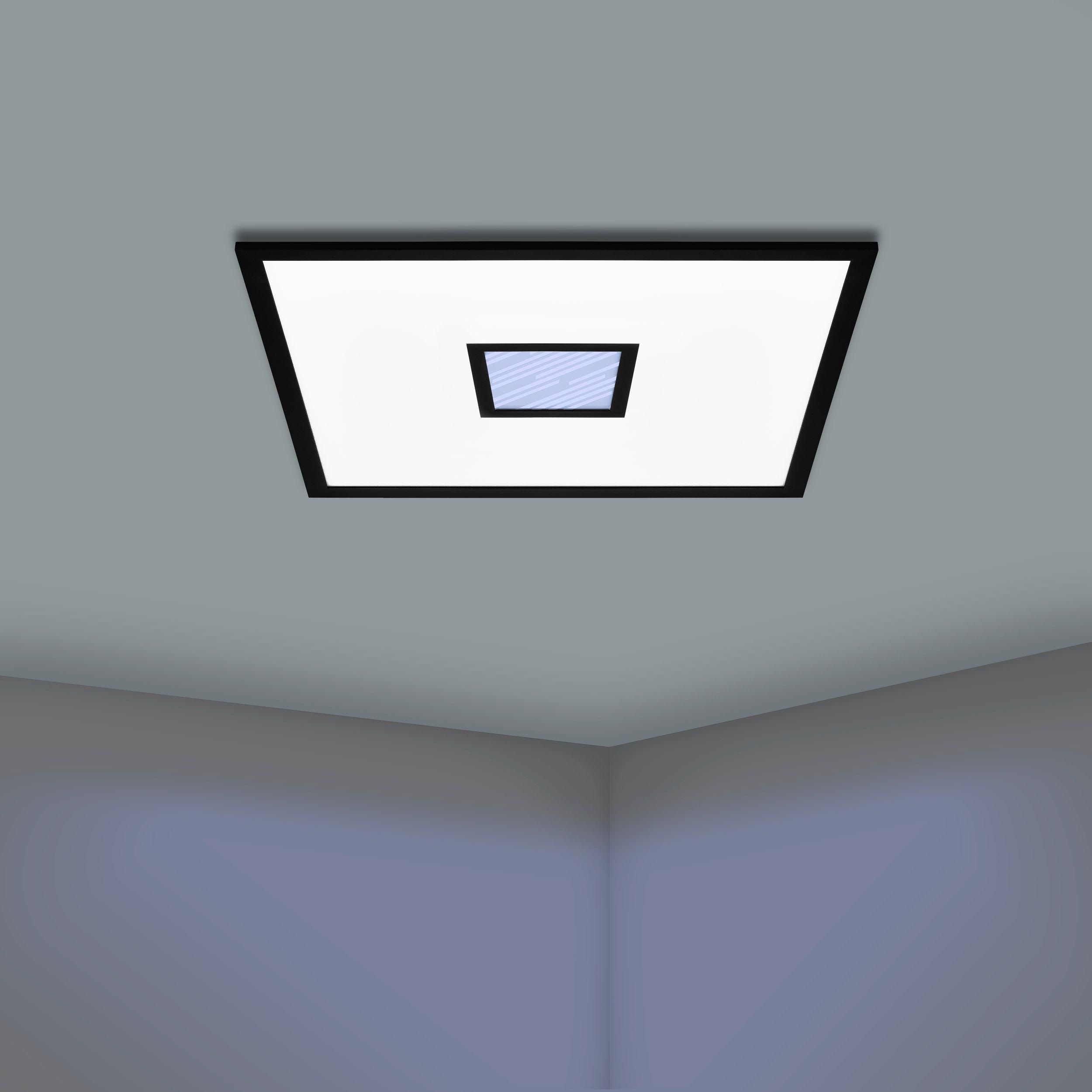 Plafonnier plastique noir BORDONARA LED INT 1X36W