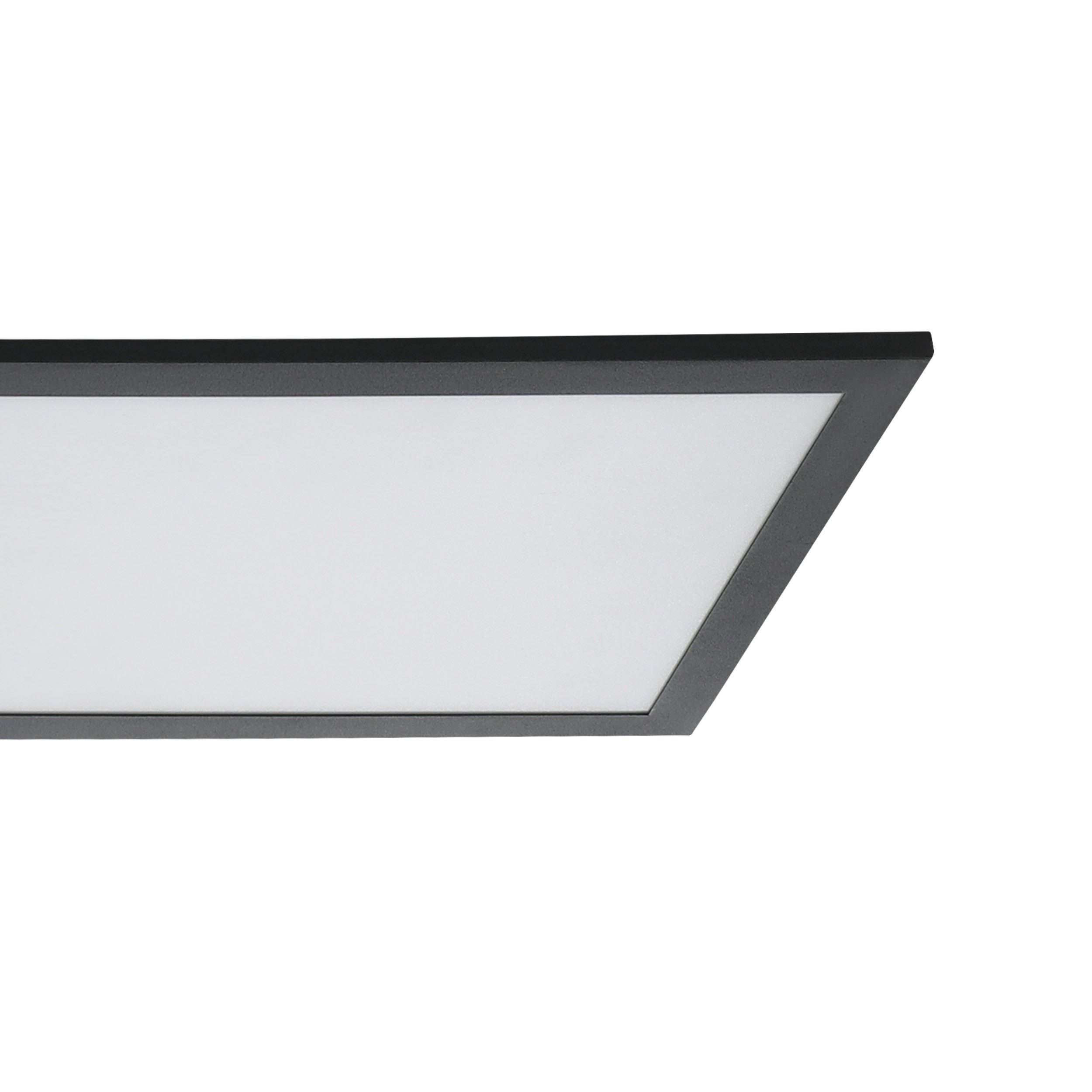 Plafonnier plastique noir BORDONARA LED INT 1X35W