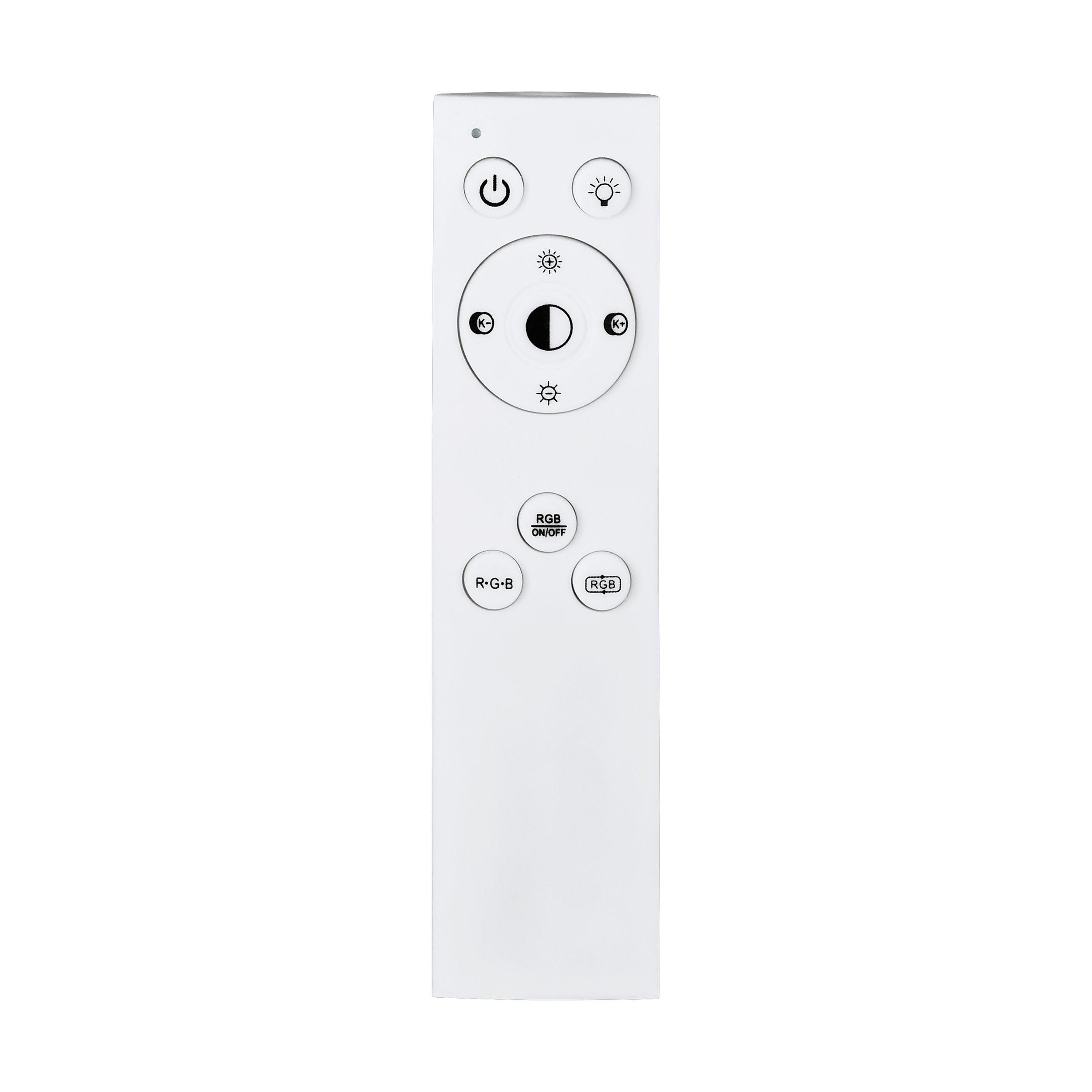 Plafonnier plastique noir BORDONARA LED INT 1X35W