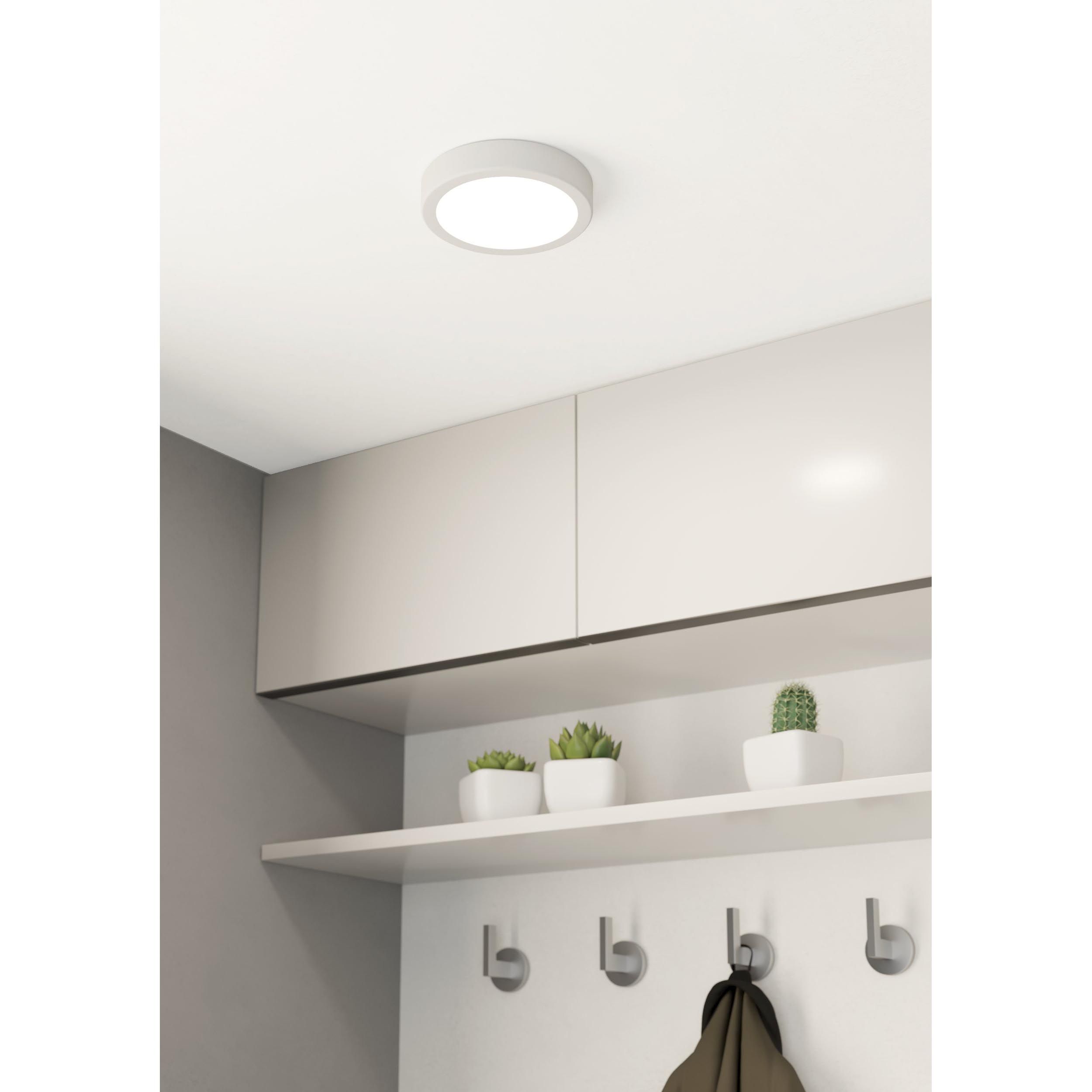 Plafonnier LED FUEVA 5 blanc Ø16cm