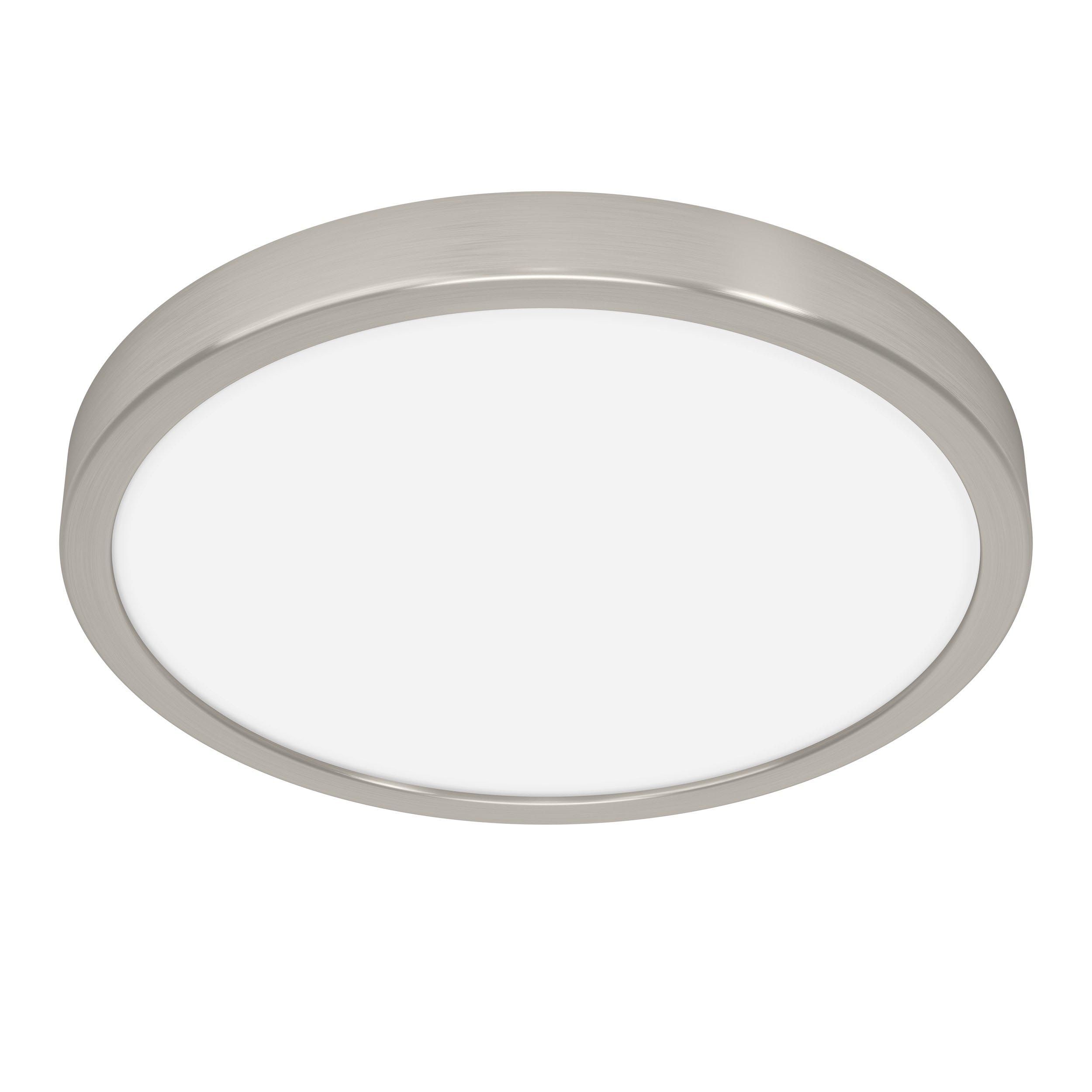 Plafonnier LED FUEVA 5 nickel Ø28,5cm