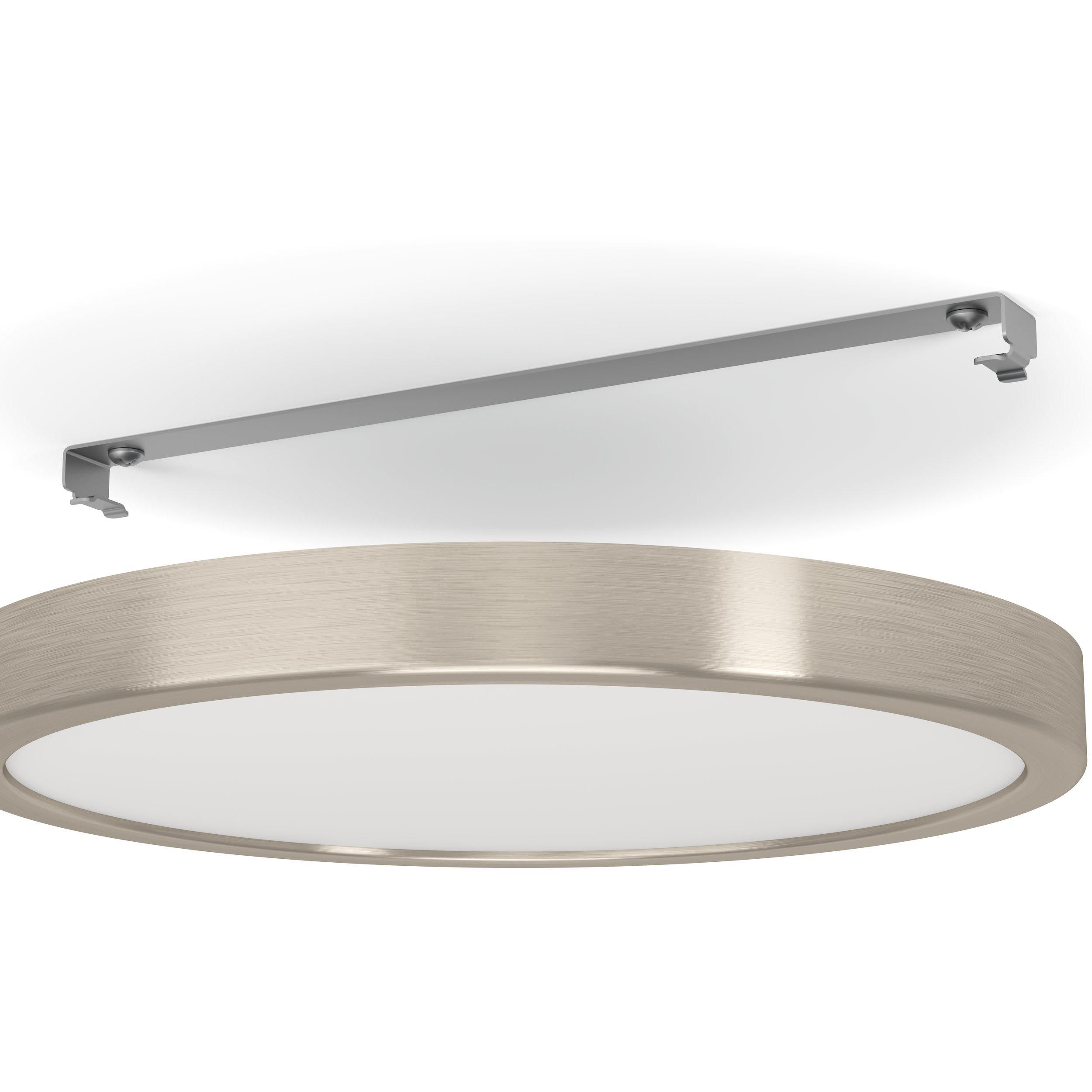 Plafonnier LED FUEVA 5 nickel Ø28,5cm