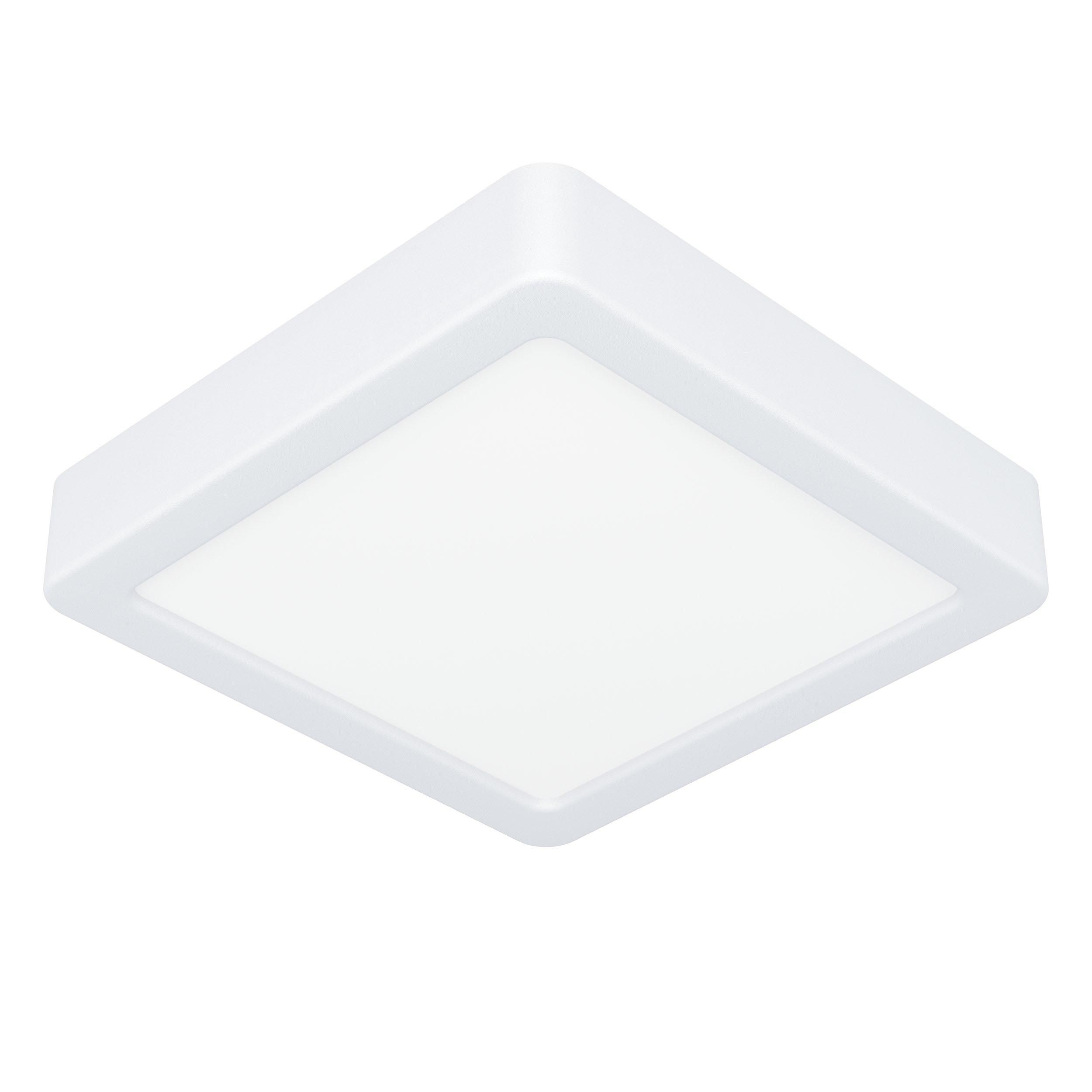 Plafonnier LED FUEVA 5 blanc 16x16cm