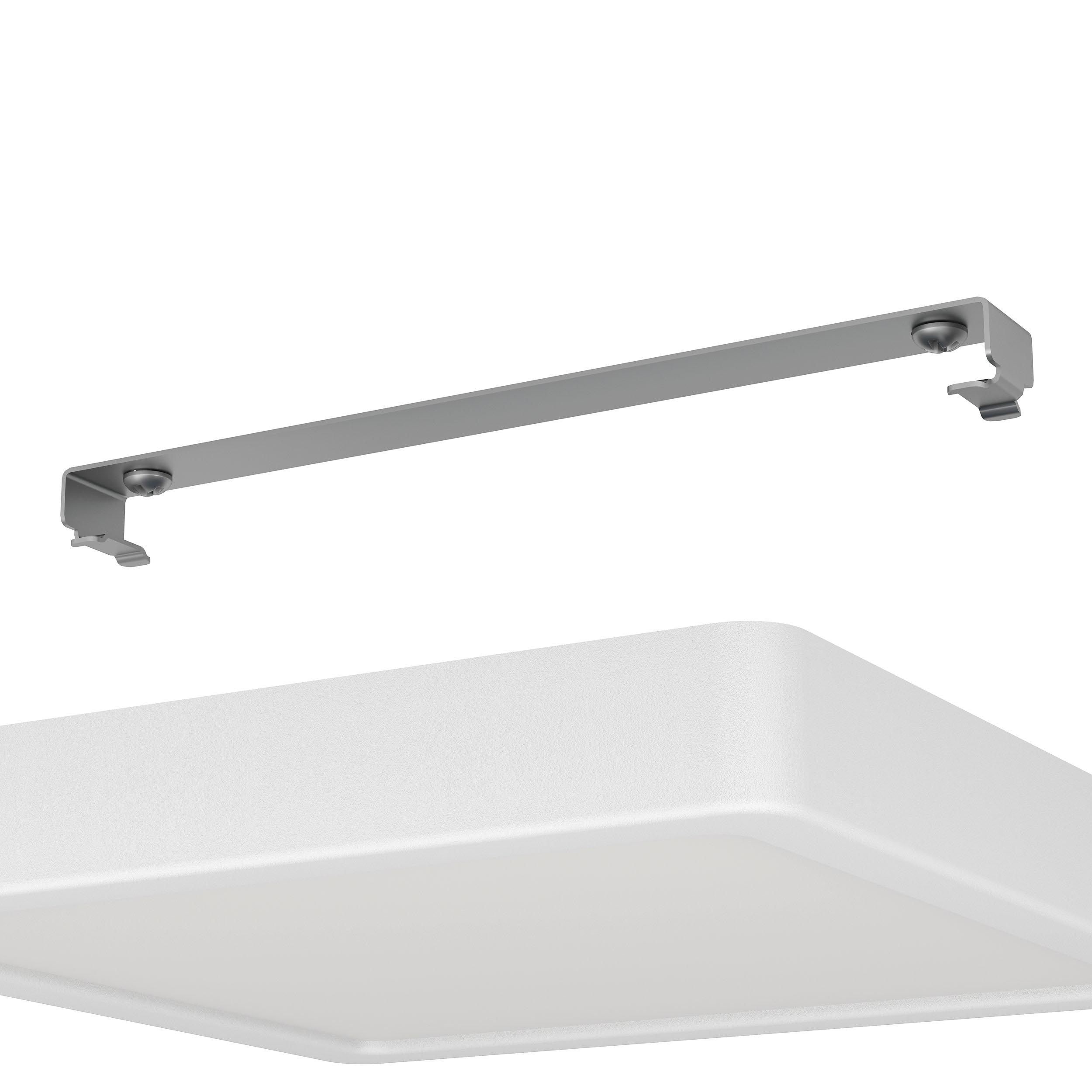 Plafonnier LED FUEVA 5 blanc 21x21cm