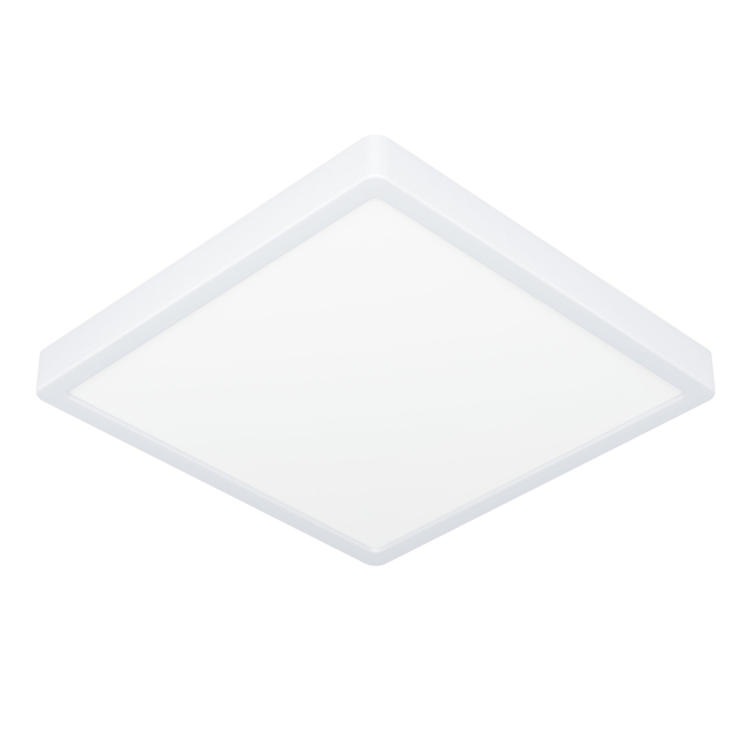 Plafonnier LED FUEVA 5 blanc 28,5x28,5cm