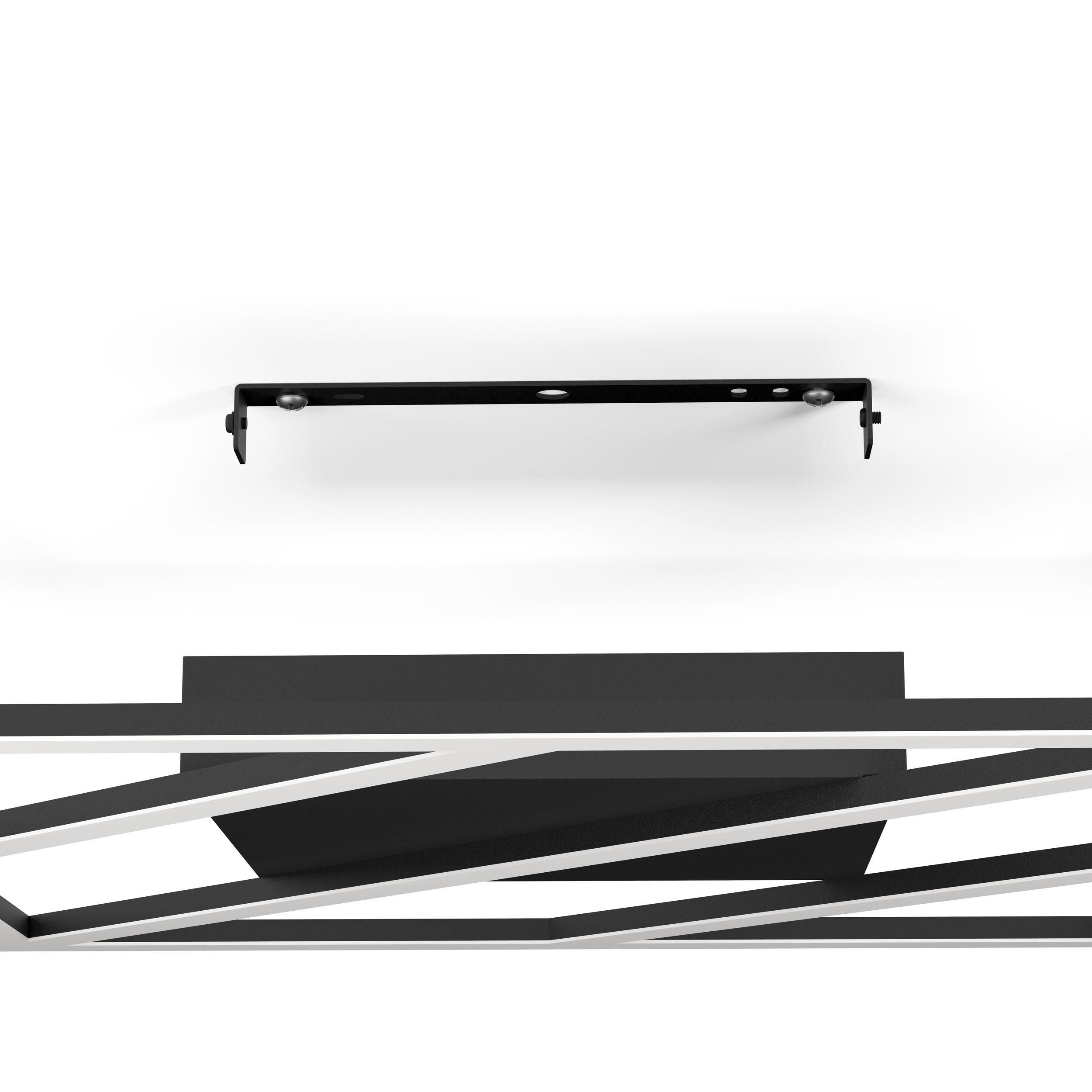 Plafonnier LED dimmable ULISANO noir L42cm