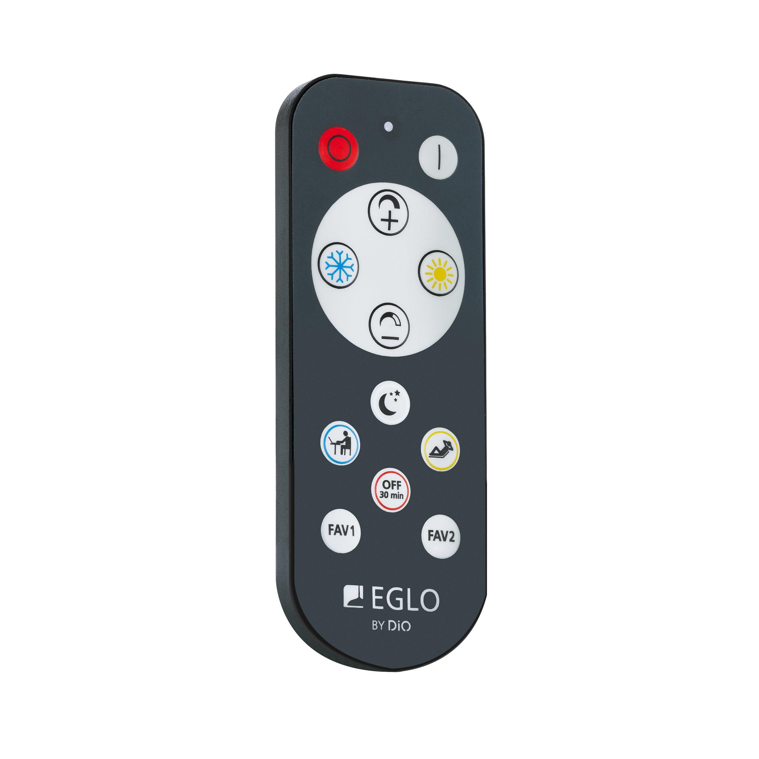 Plafonnier LED dimmable PADULARI noir L53,5cm