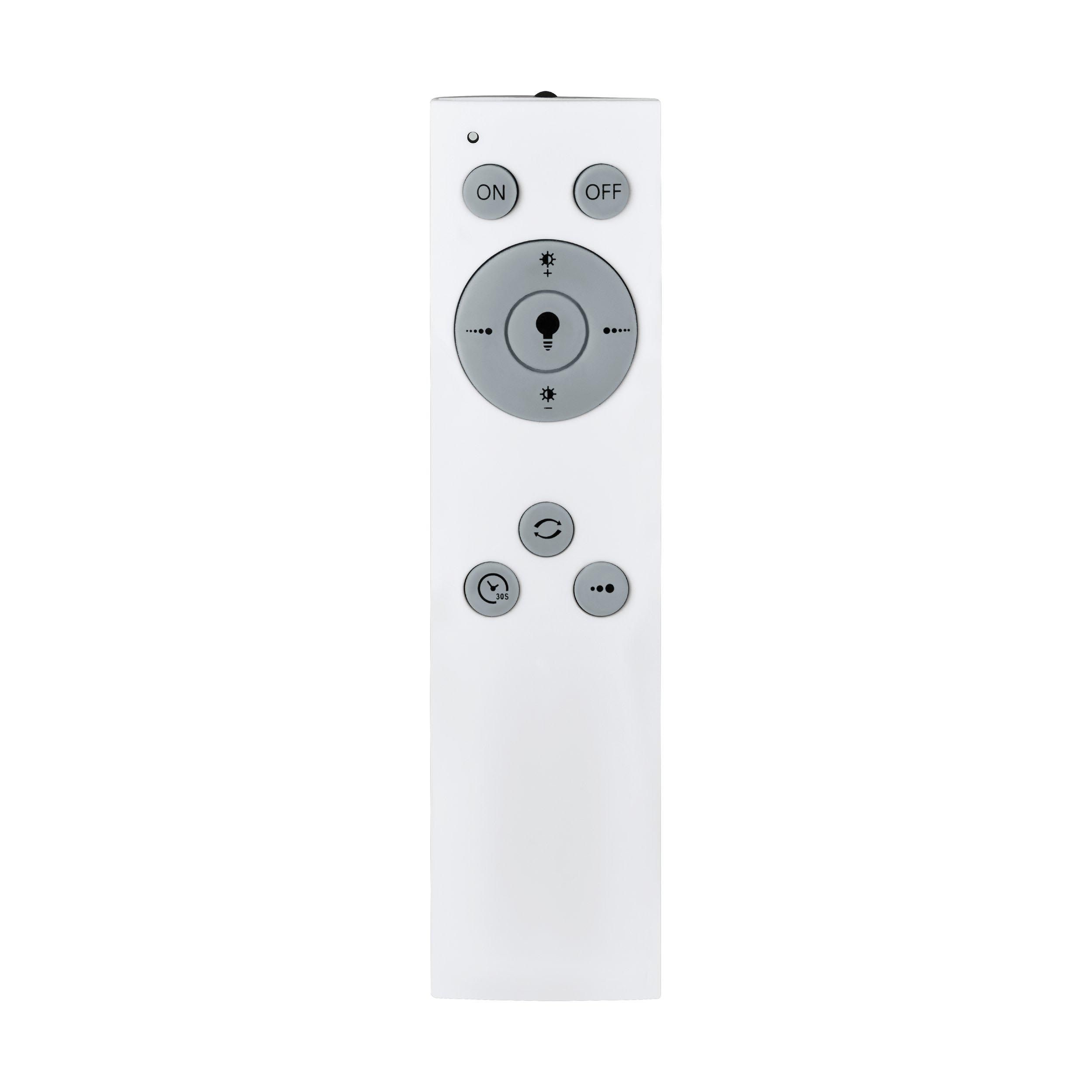 Plafonnier LED dimmable LANCIANO 1 blanc Ø38cm